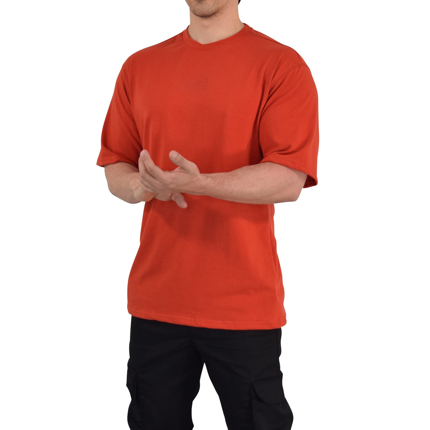 Playera Oversized Tanned Clay Walk Through Hell