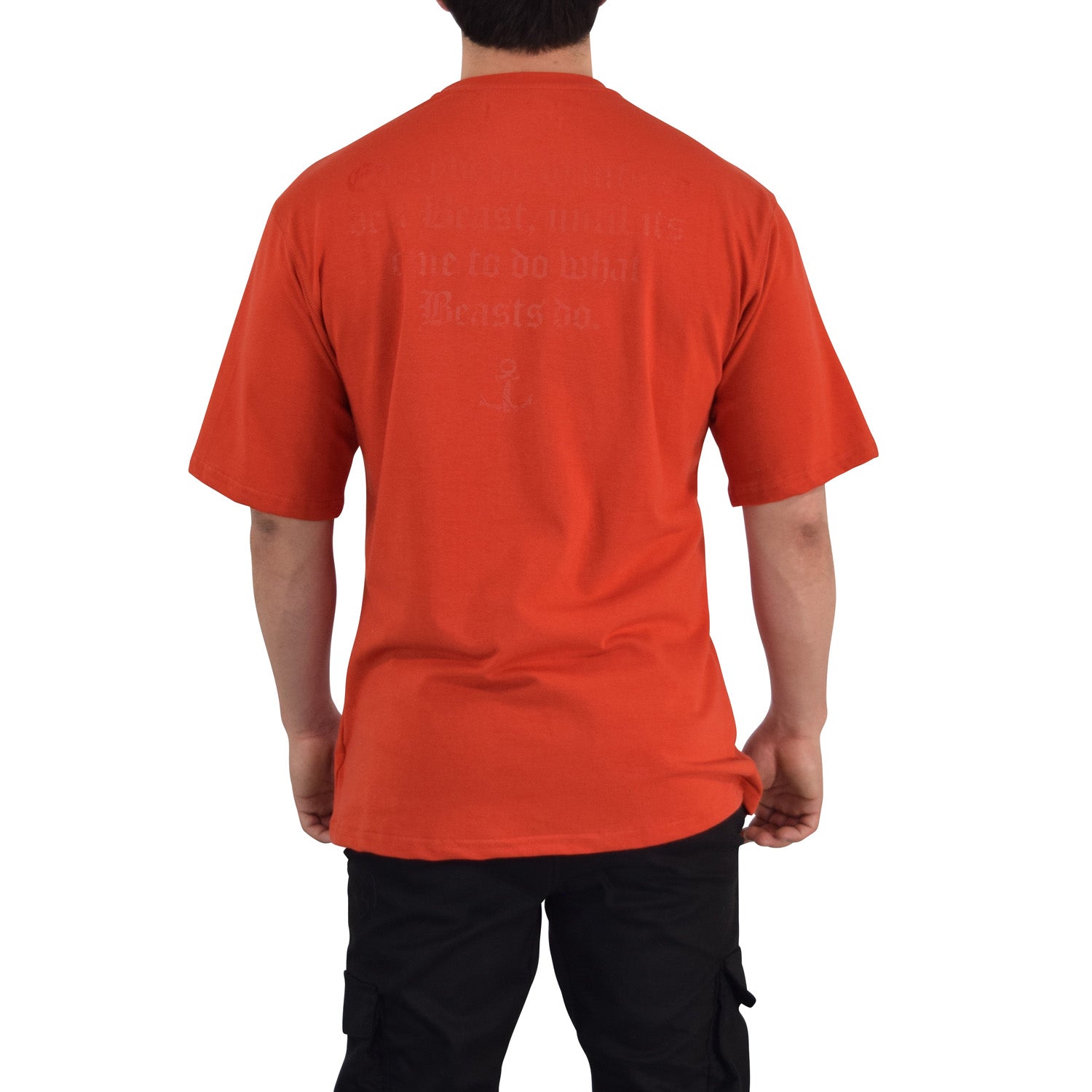 Playera Oversized Tanned Clay Walk Through Hell