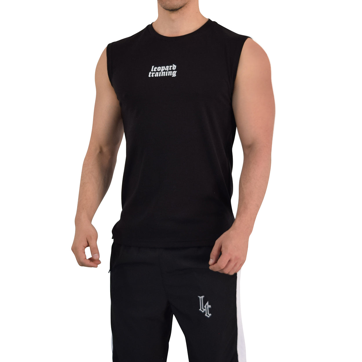 Featherweight Cutoff Tank Black