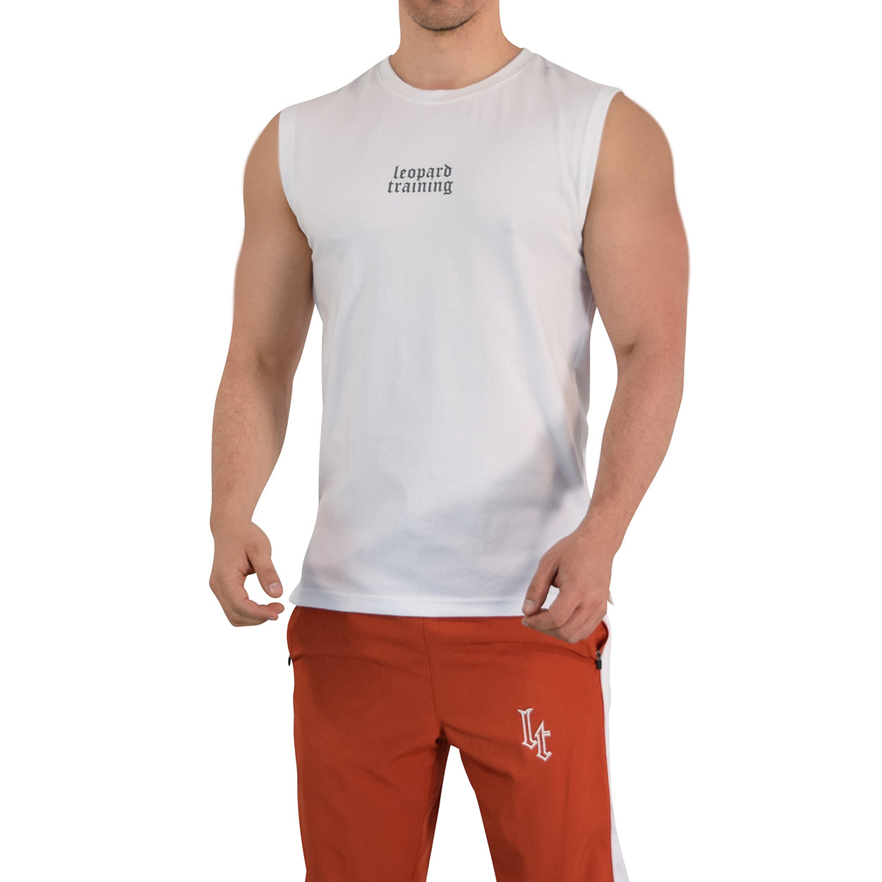 Featherweight Cutoff Tank Solid White