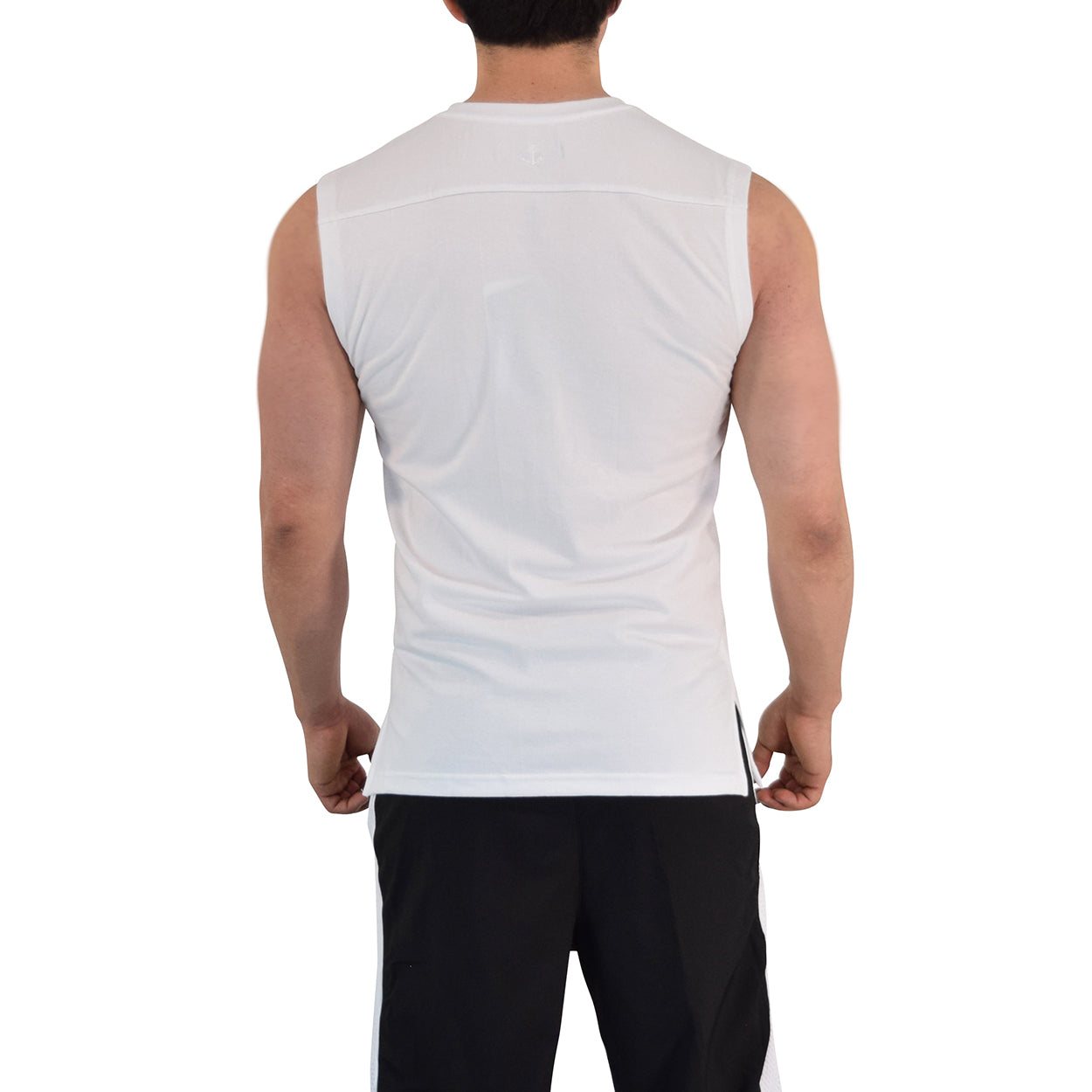 Featherweight Cutoff Tank Solid White