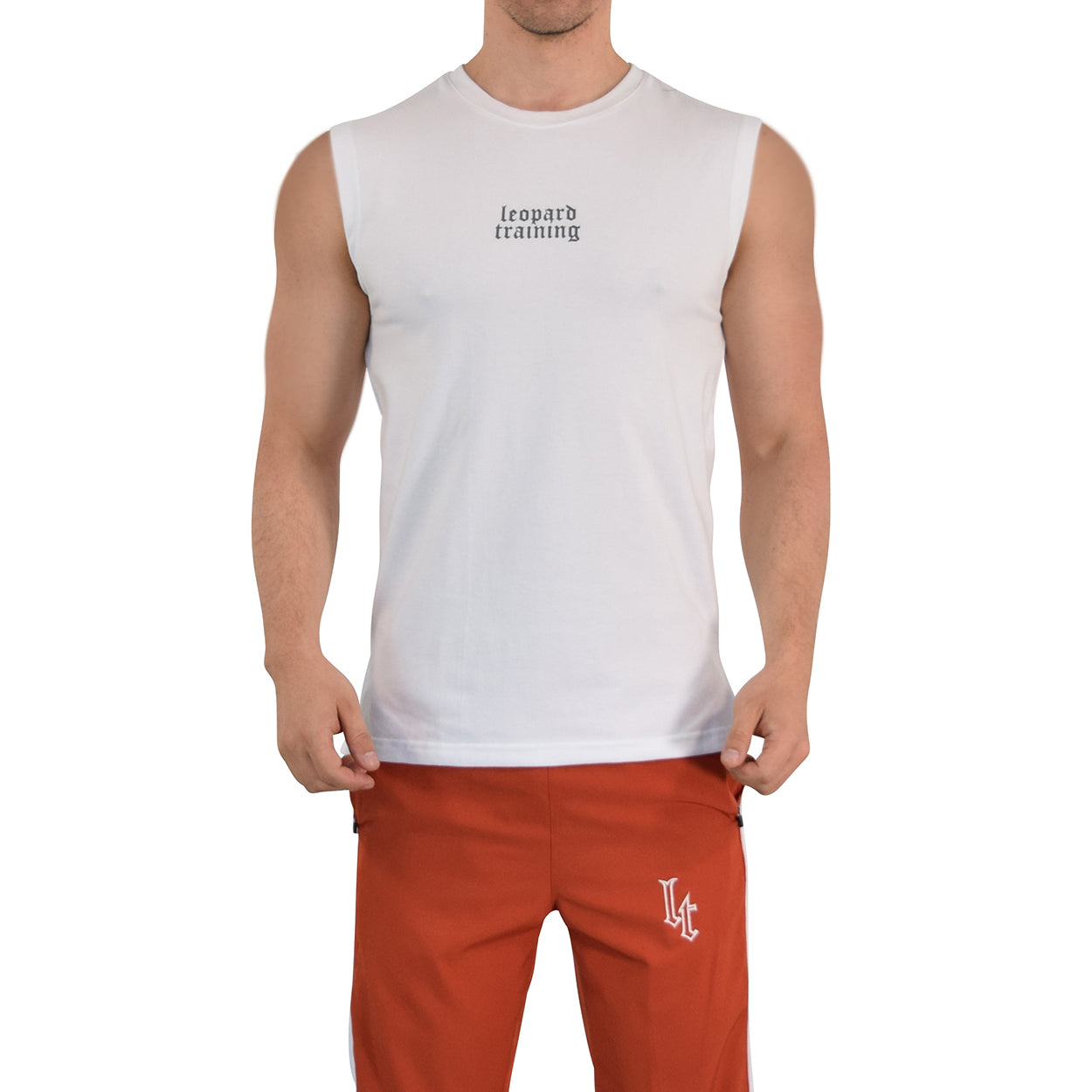 Featherweight Cutoff Tank Solid White