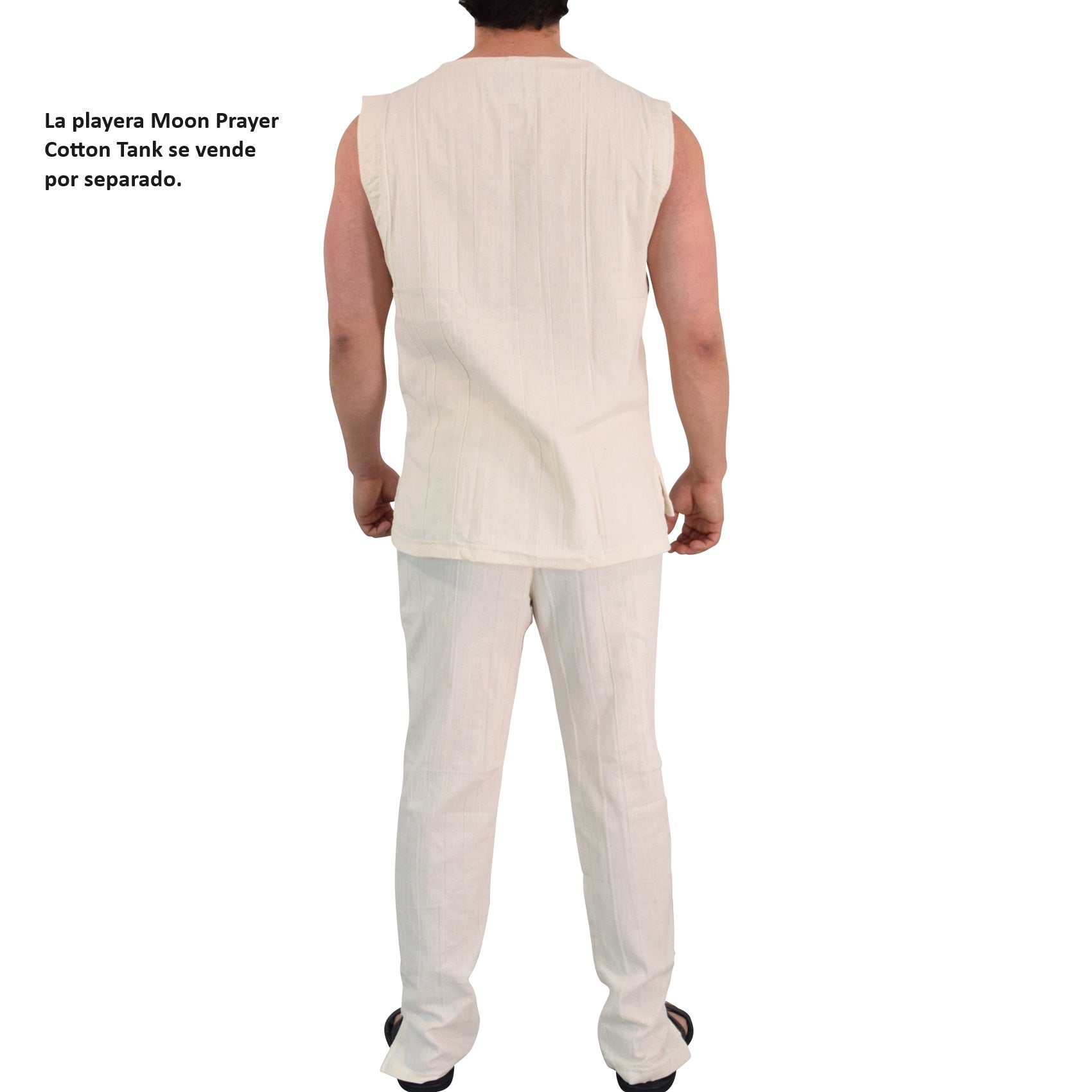 Moon Prayer Relaxed Cotton Trouser Raw White