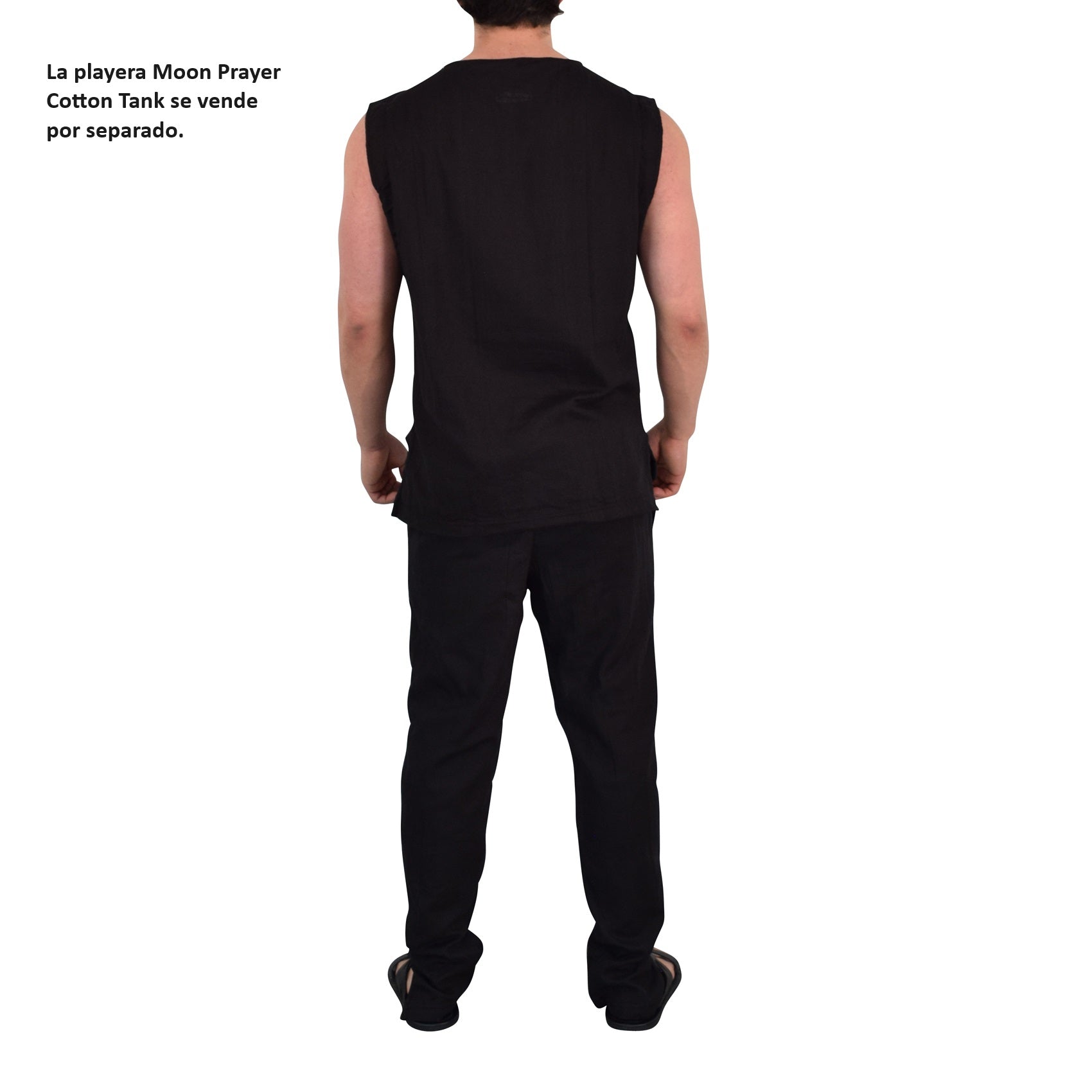 Moon Prayer Relaxed Cotton Trouser Dark Black