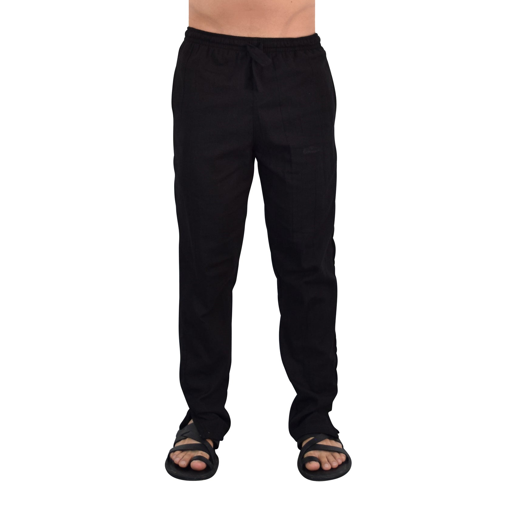 Moon Prayer Relaxed Cotton Trouser Dark Black