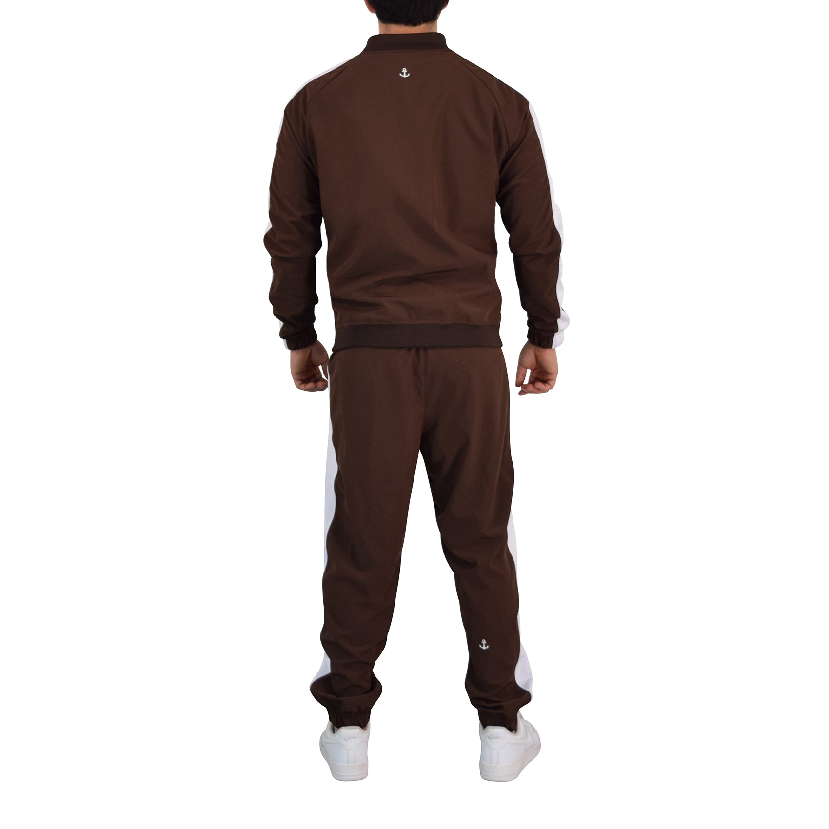 Fleece Tracksuit Black & Gold Metal Emblem