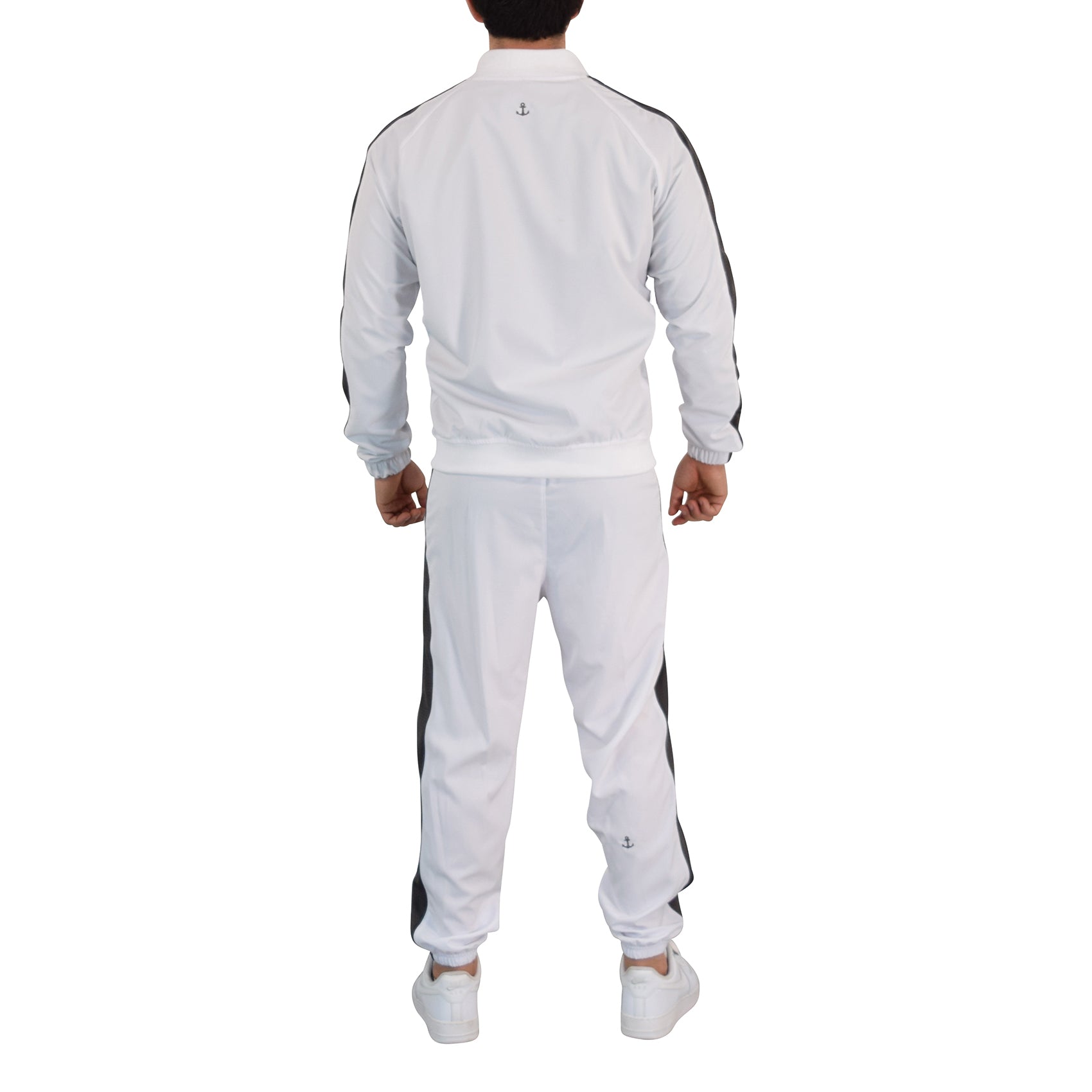 Fleece Tracksuit Black & Gold Metal Emblem