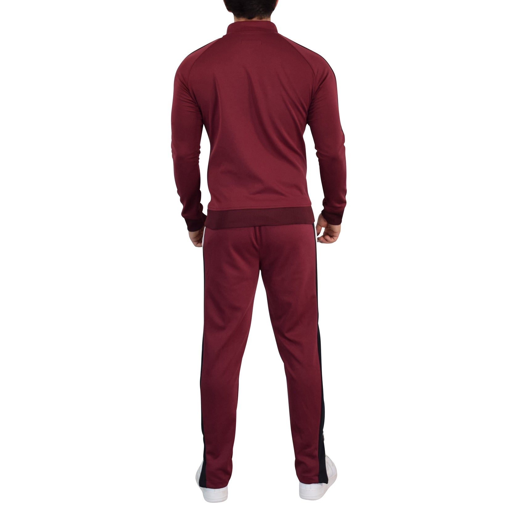 Montecarlo Tracksuit Burgundy White Black