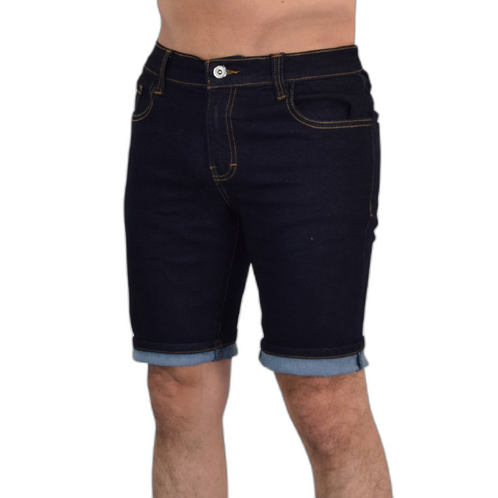 Denim Slim Short Indigo