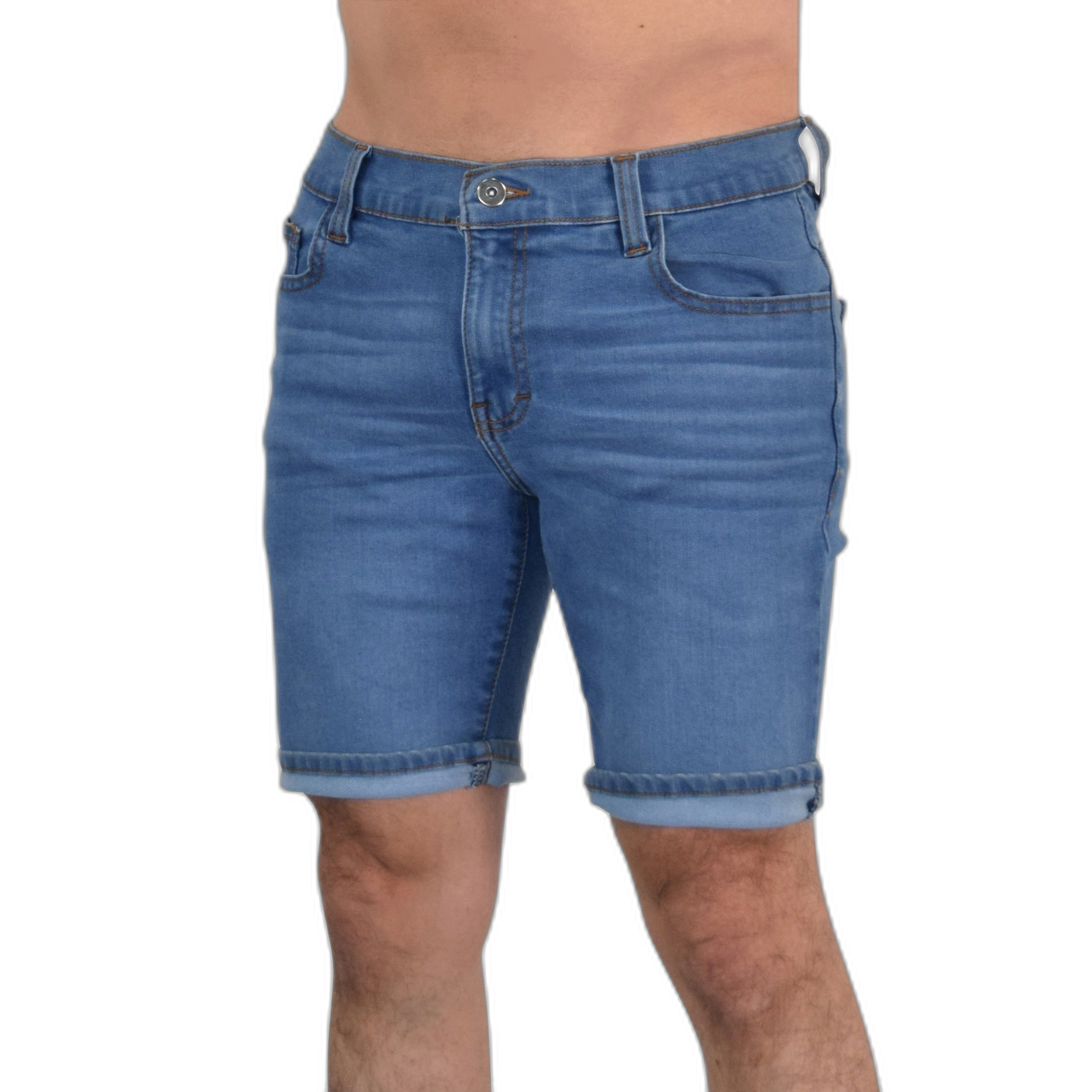 Denim Slim Short Light Indigo