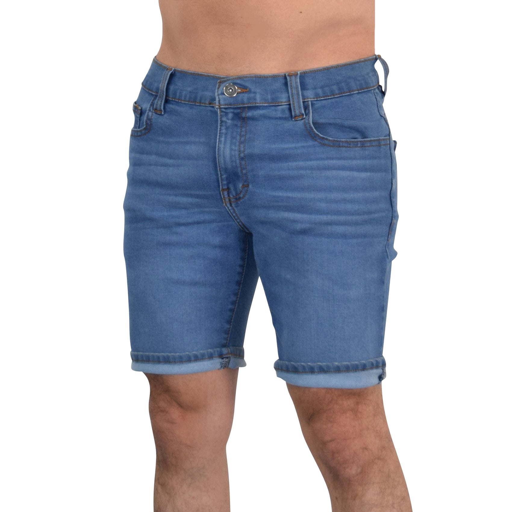 Denim Slim Short Light Indigo