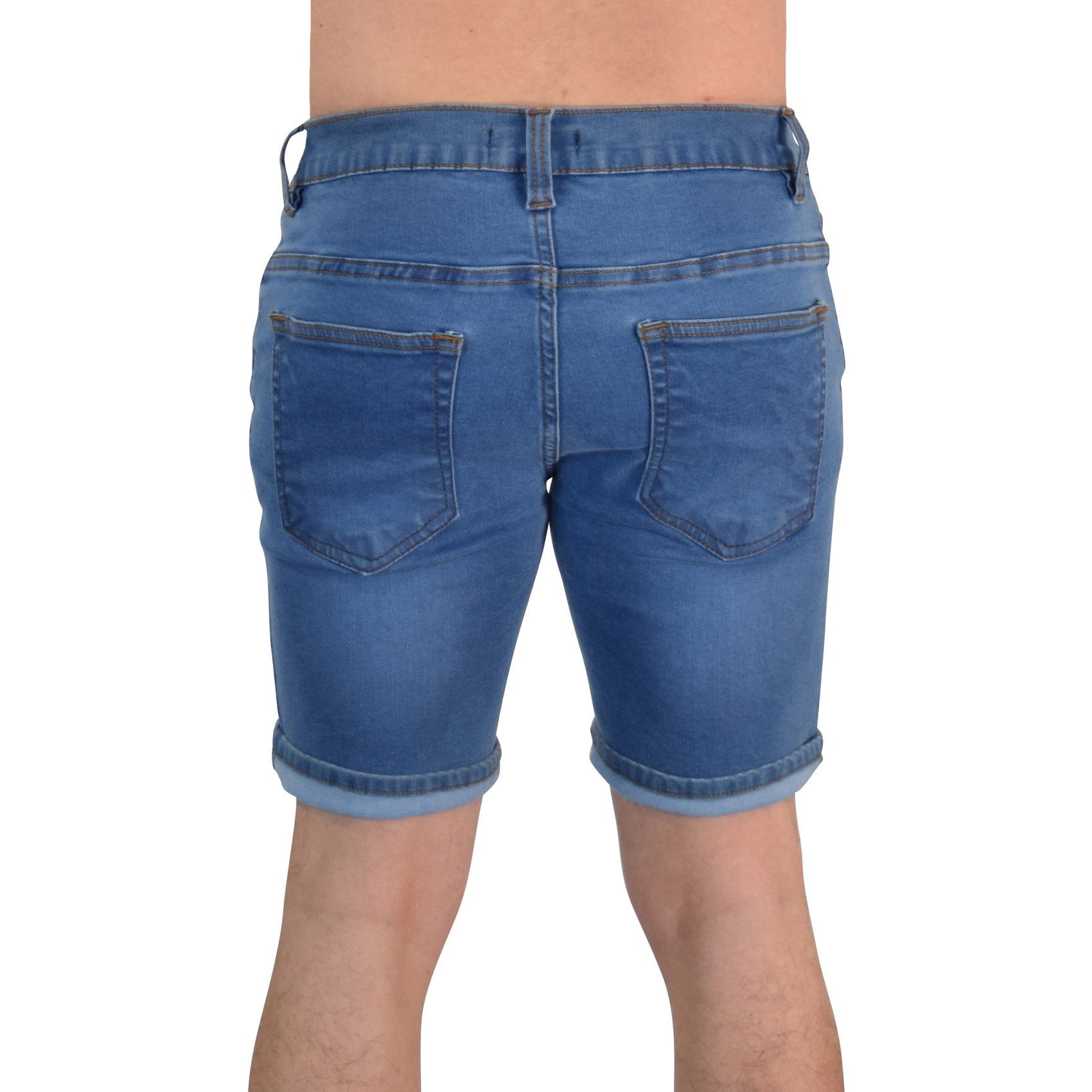 Denim Slim Short Light Indigo