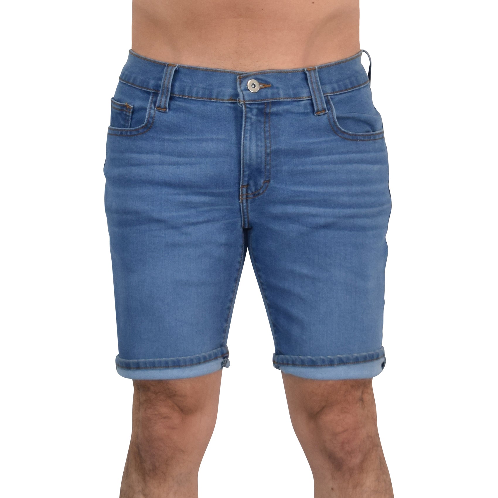 Denim Slim Short Light Indigo