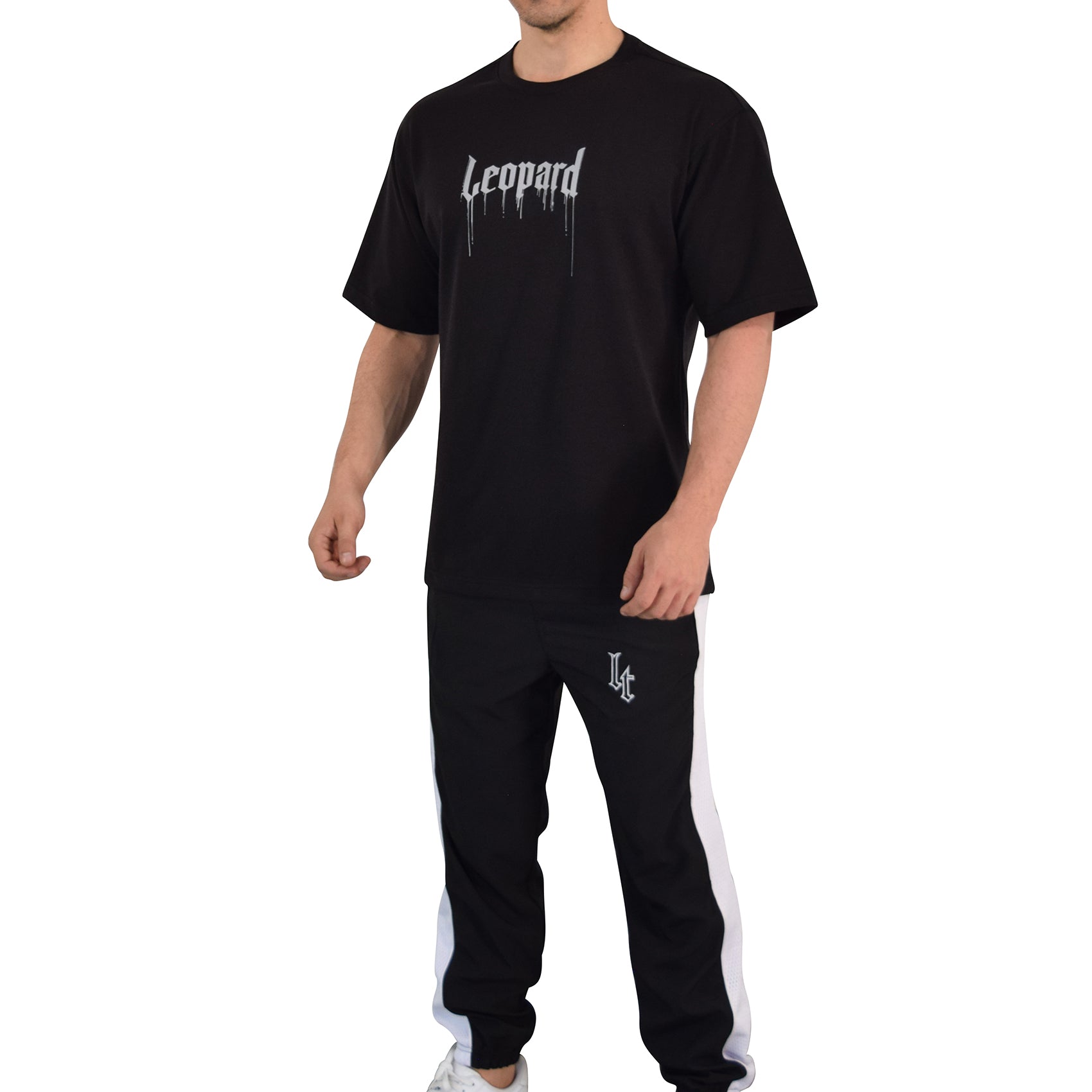 Playera Oversized War Dog Black