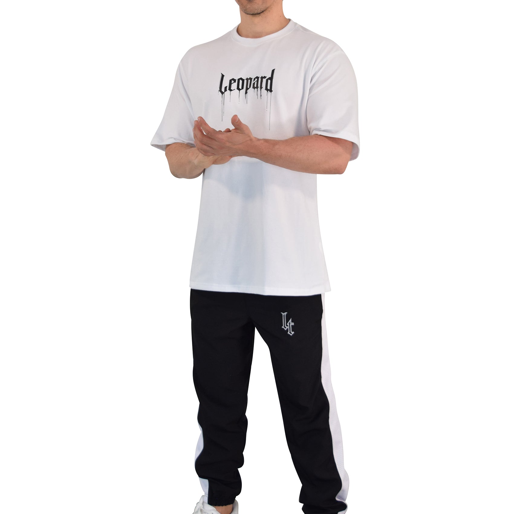 Playera Oversized War Dog White