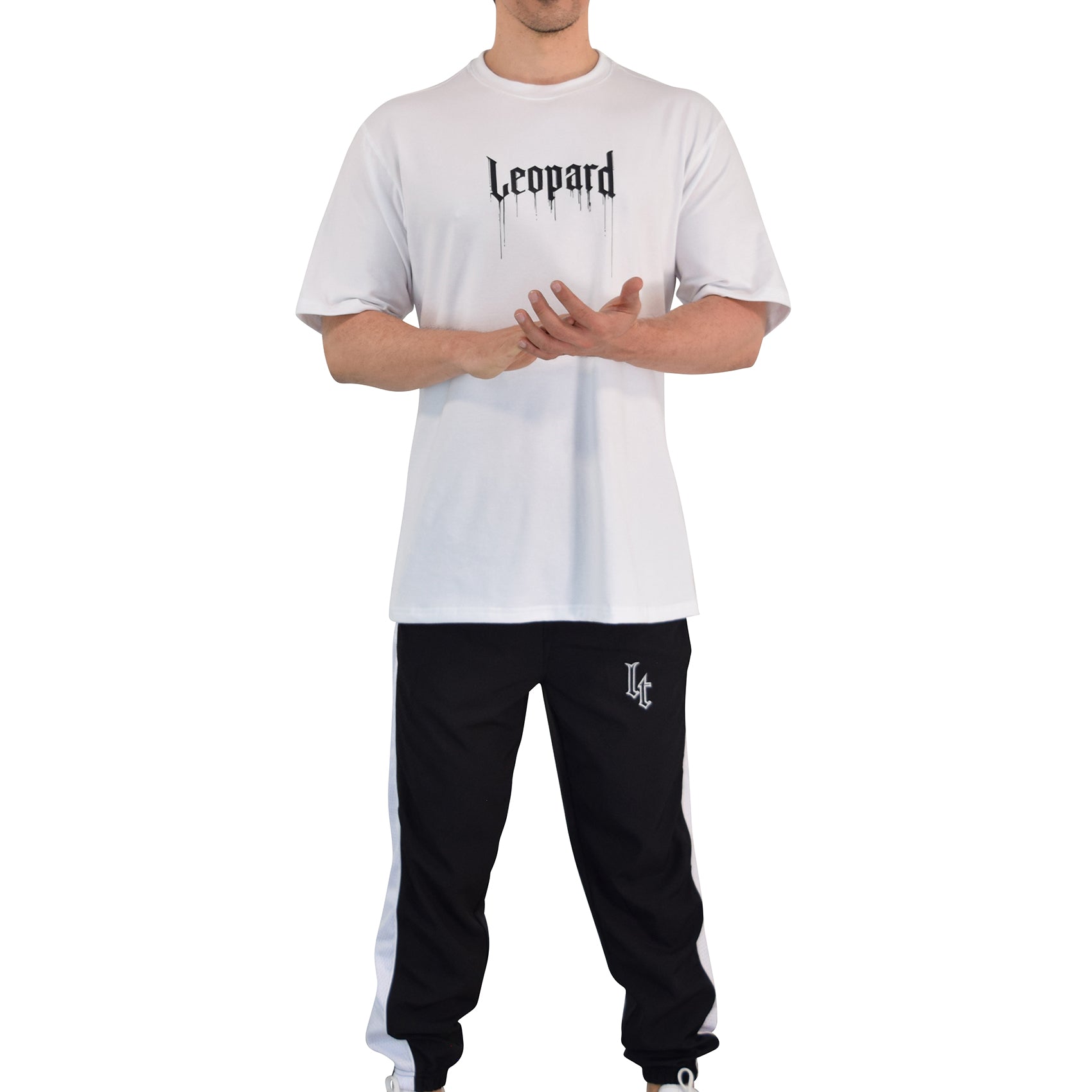 Playera Oversized War Dog White