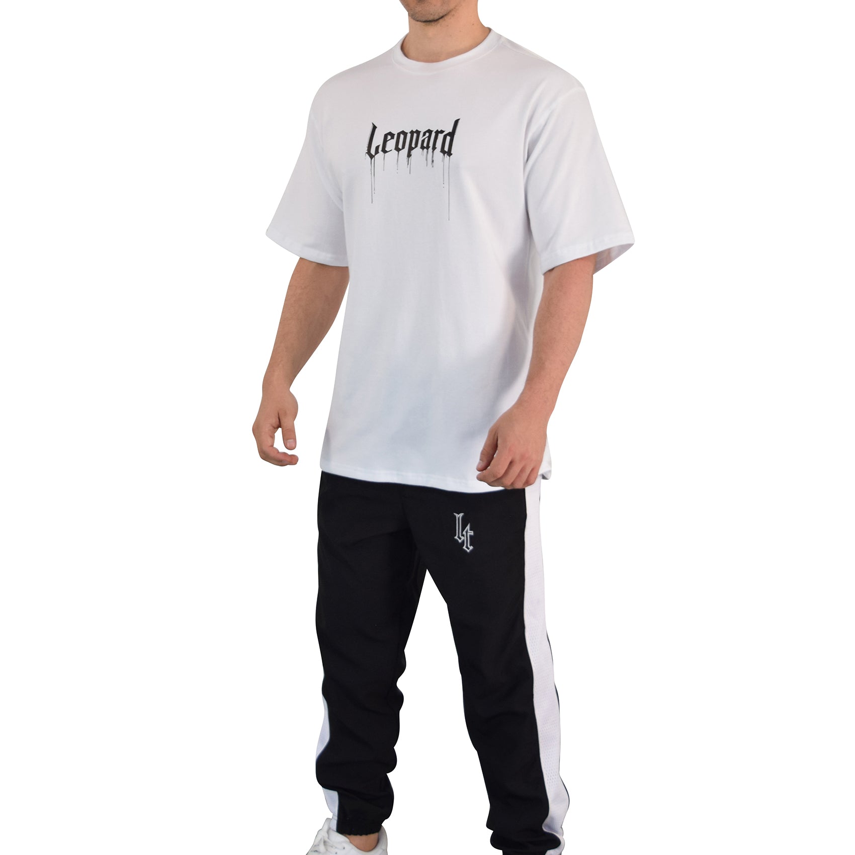 Playera Oversized War Dog White