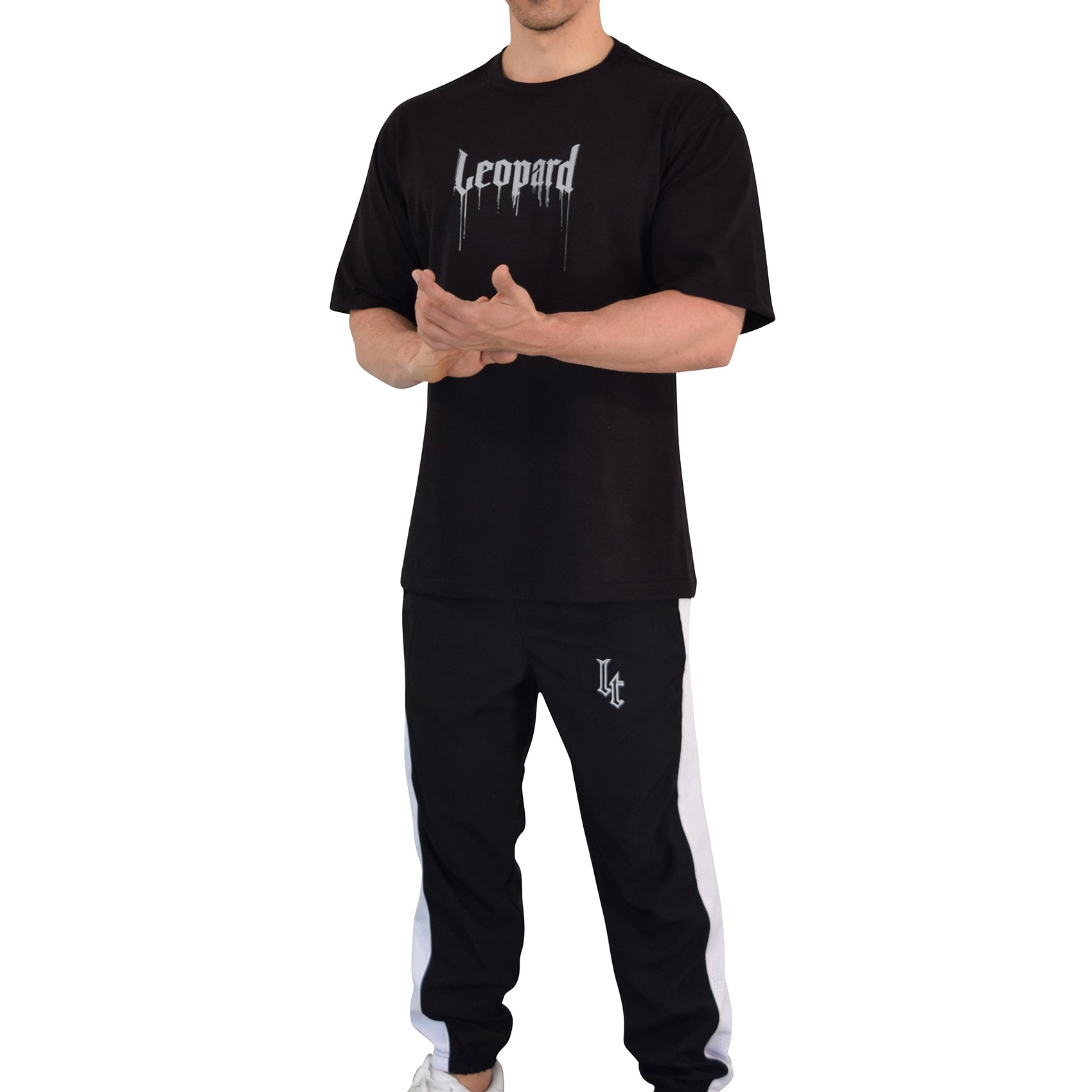 Playera Oversized War Dog Black