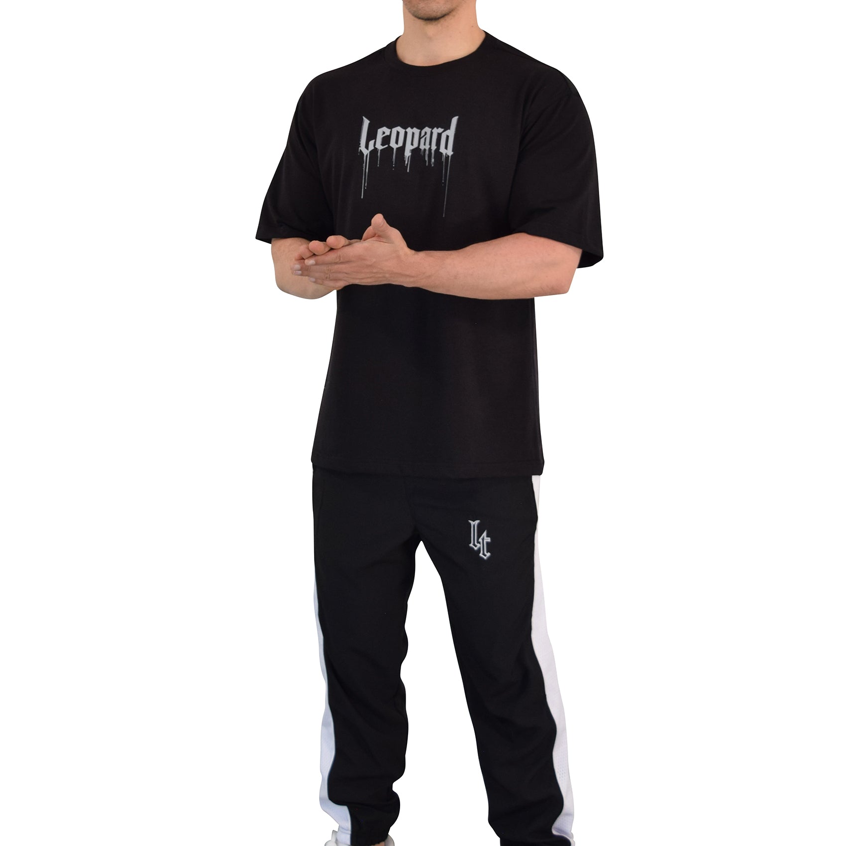 Playera Oversized War Dog Black