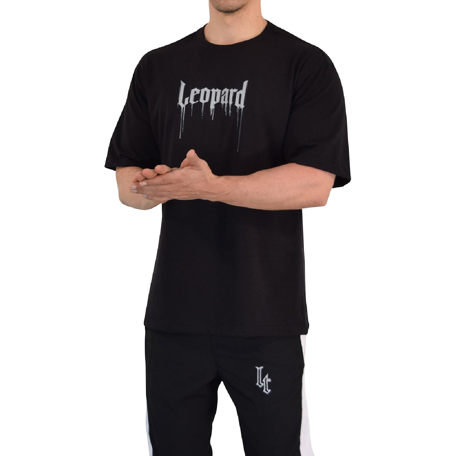 Playera Oversized War Dog Black