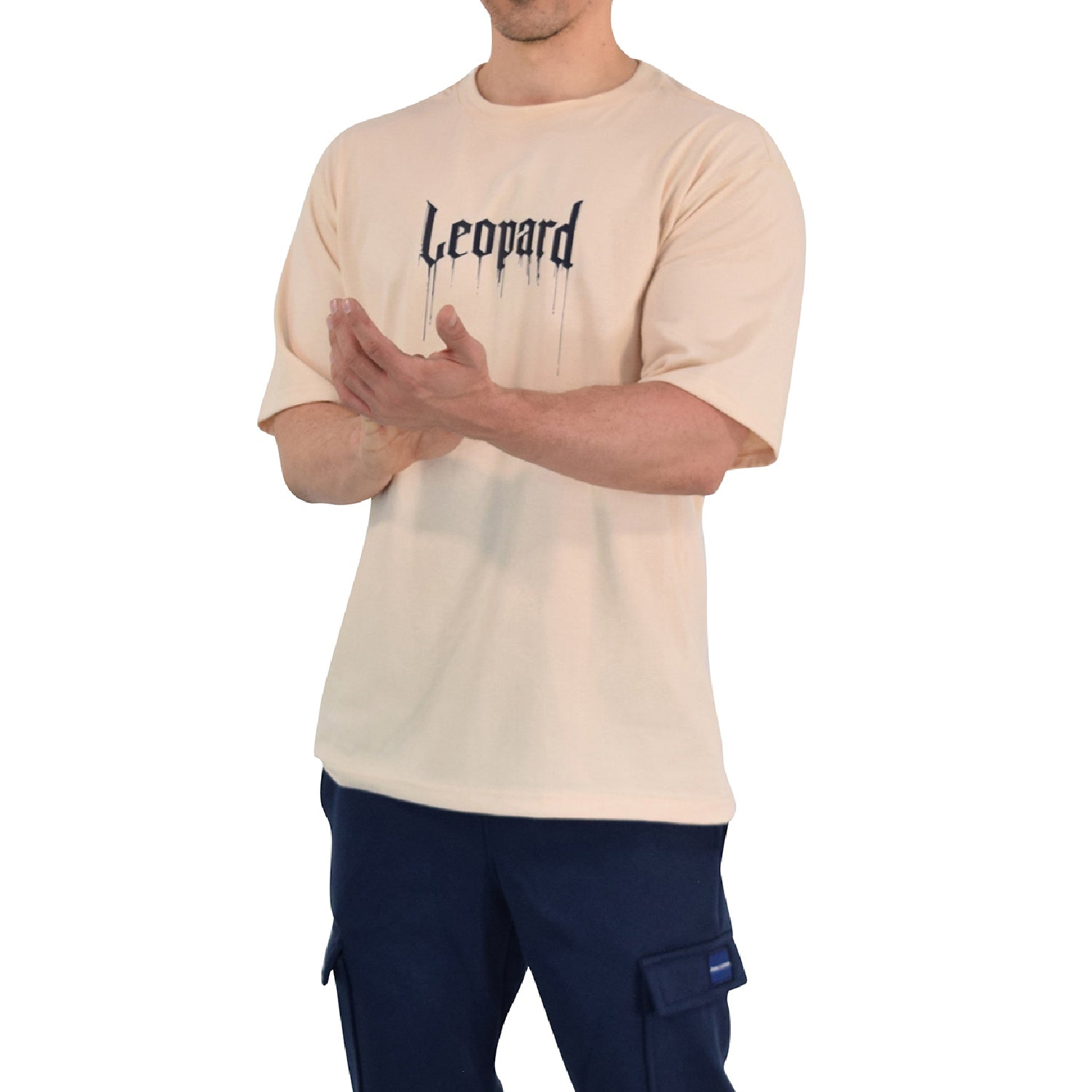 Playera Oversized War Dog Sand