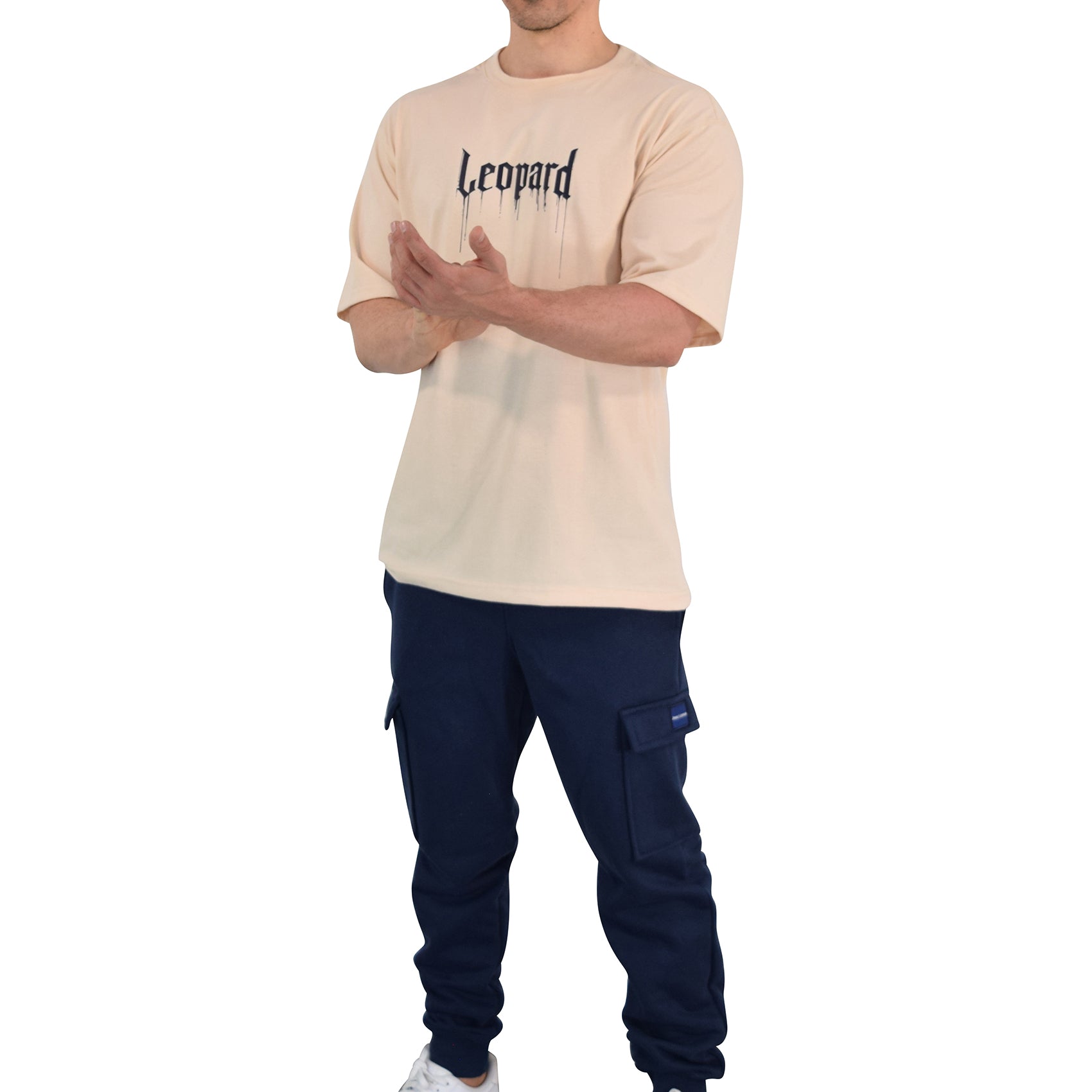 Playera Oversized War Dog Sand