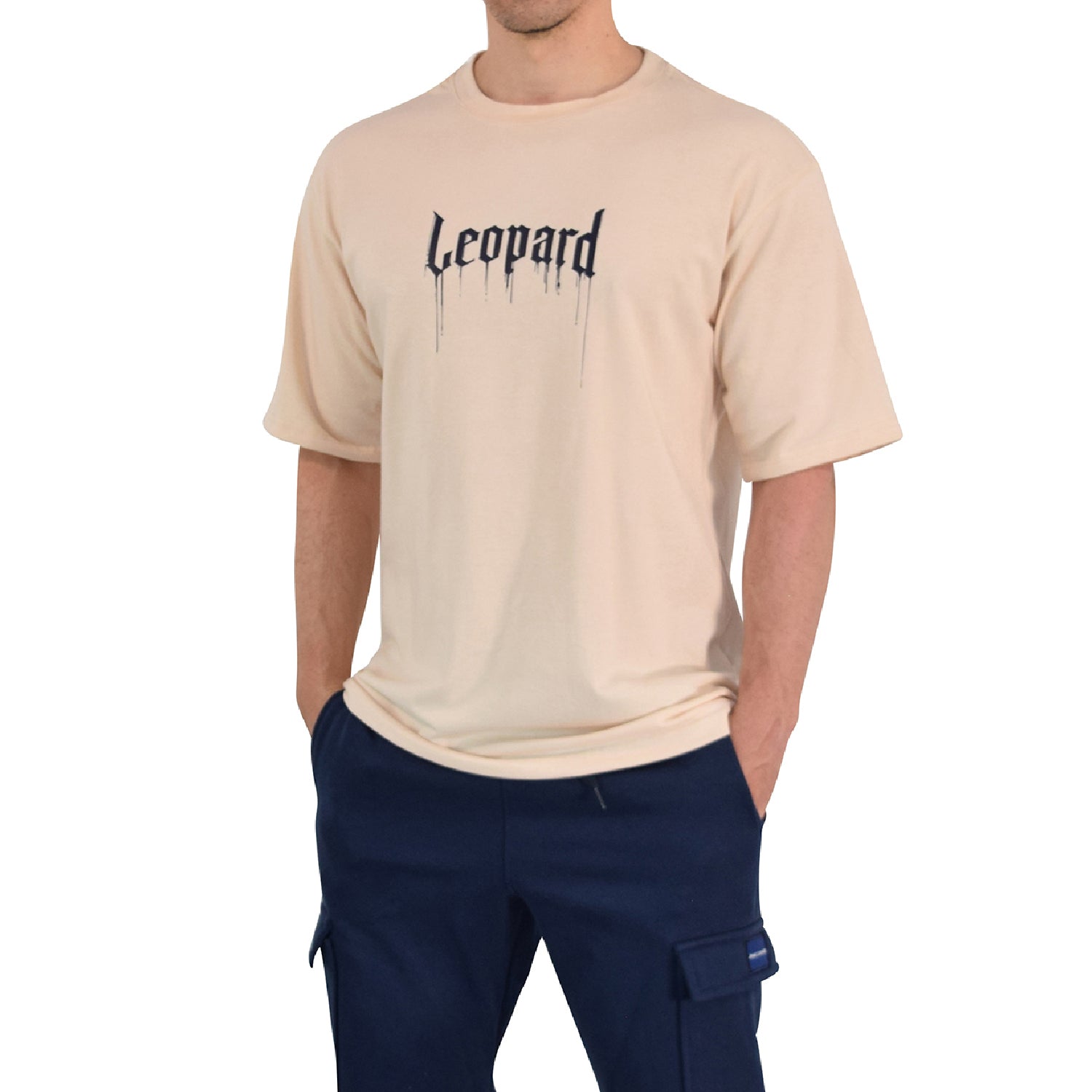 Playera Oversized War Dog Sand