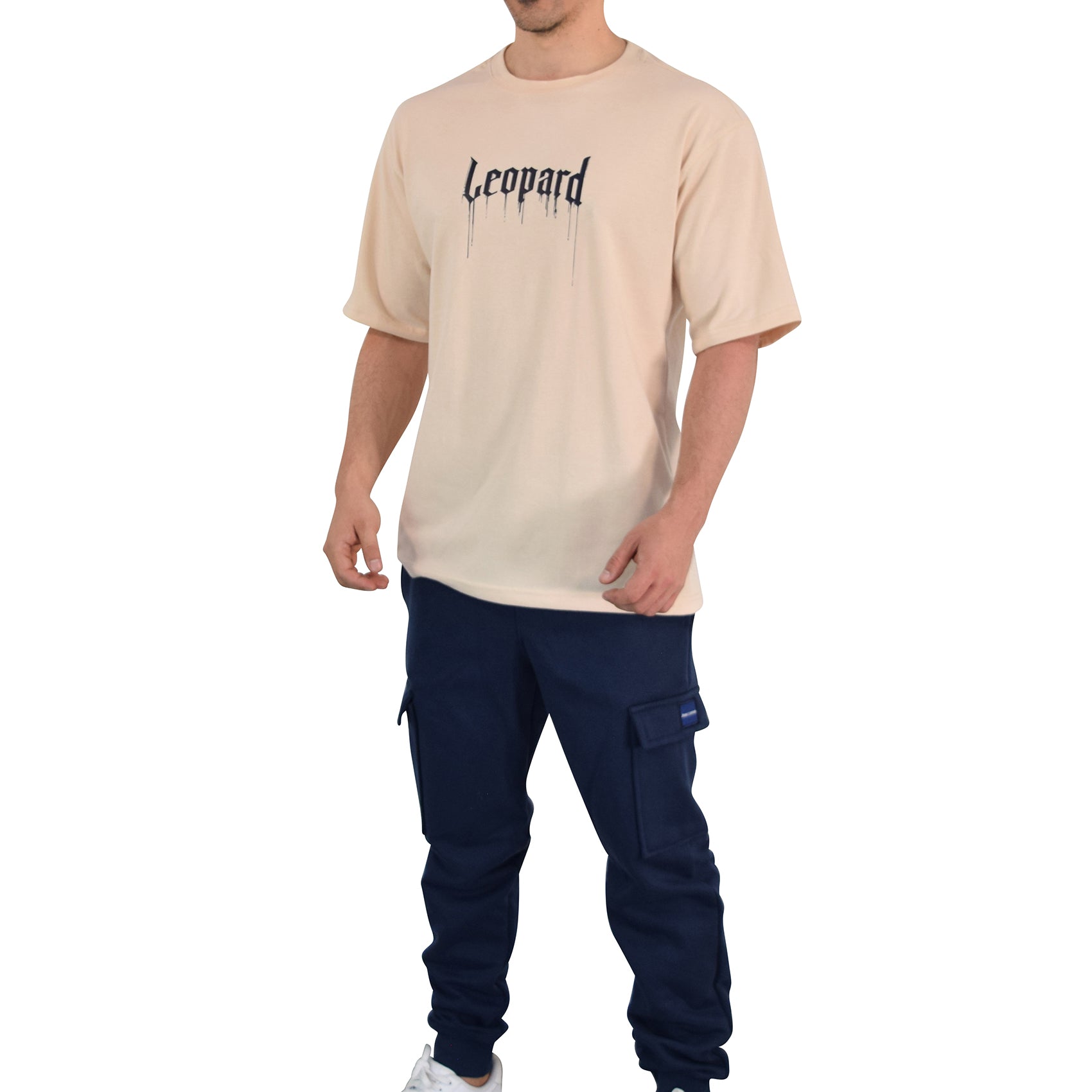 Playera Oversized War Dog Sand