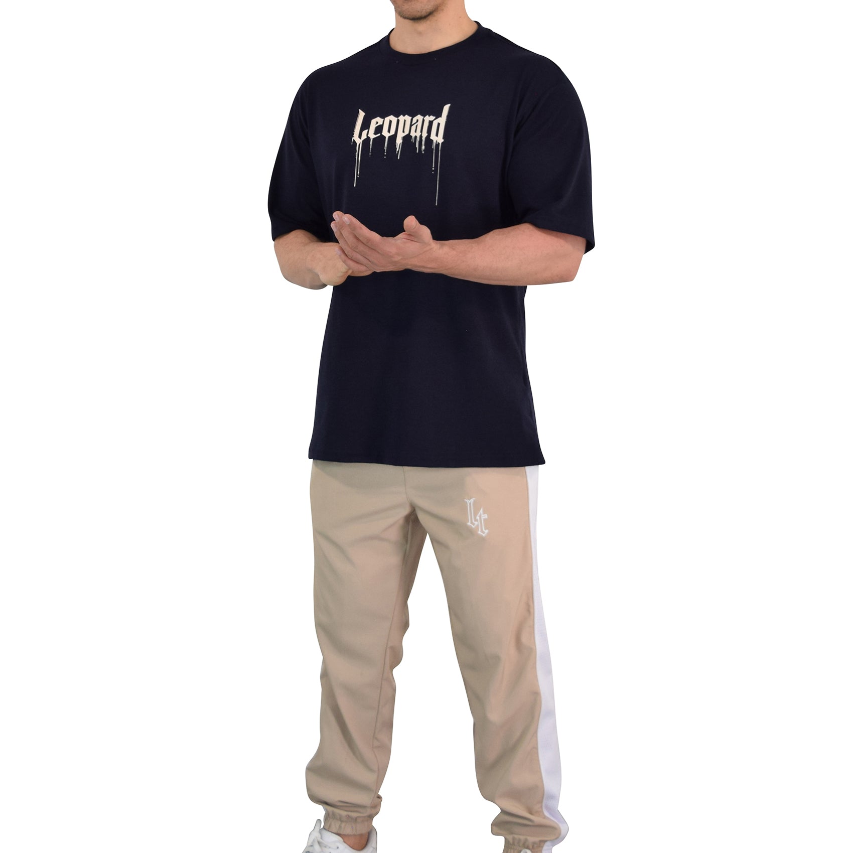 Playera Oversized War Dog Navy
