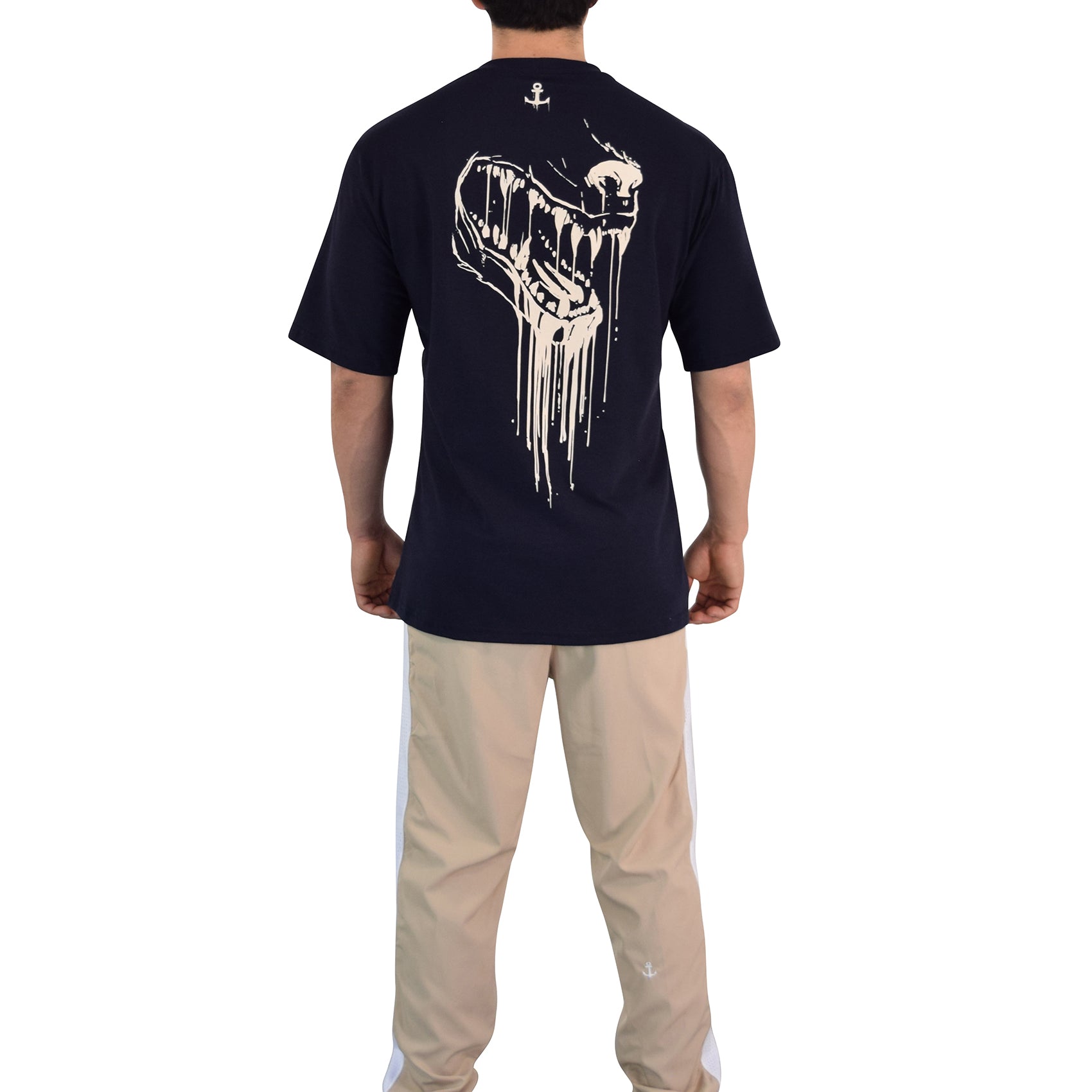 Playera Oversized War Dog Navy