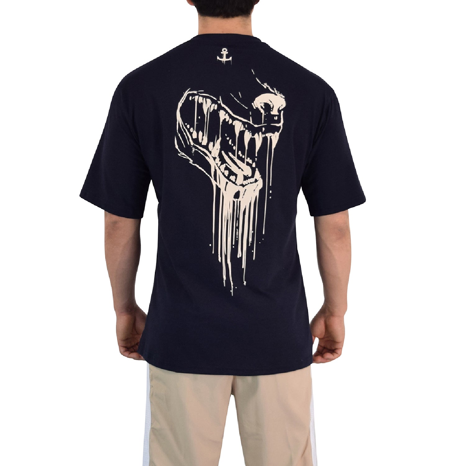 Playera Oversized War Dog Navy
