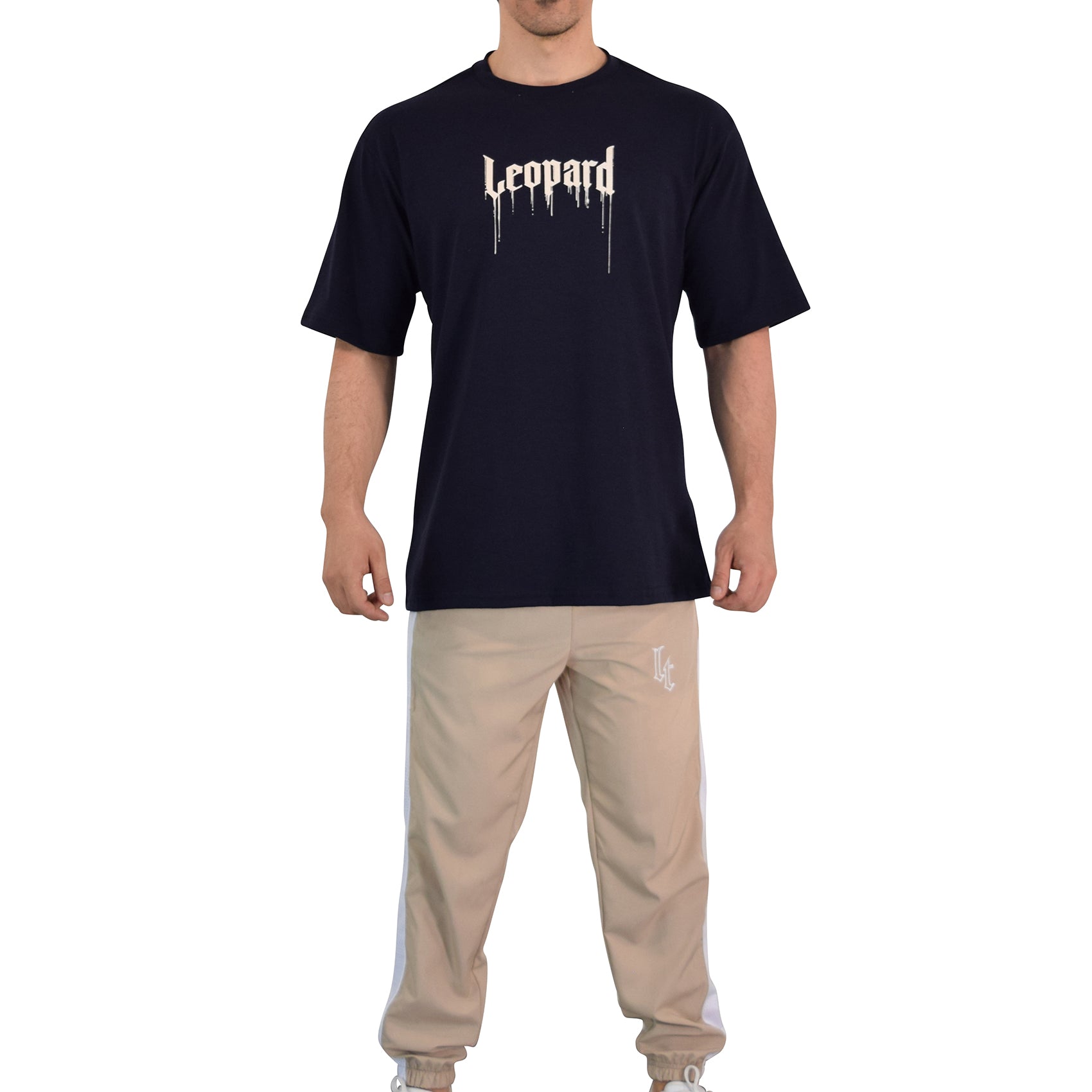 Playera Oversized War Dog Navy
