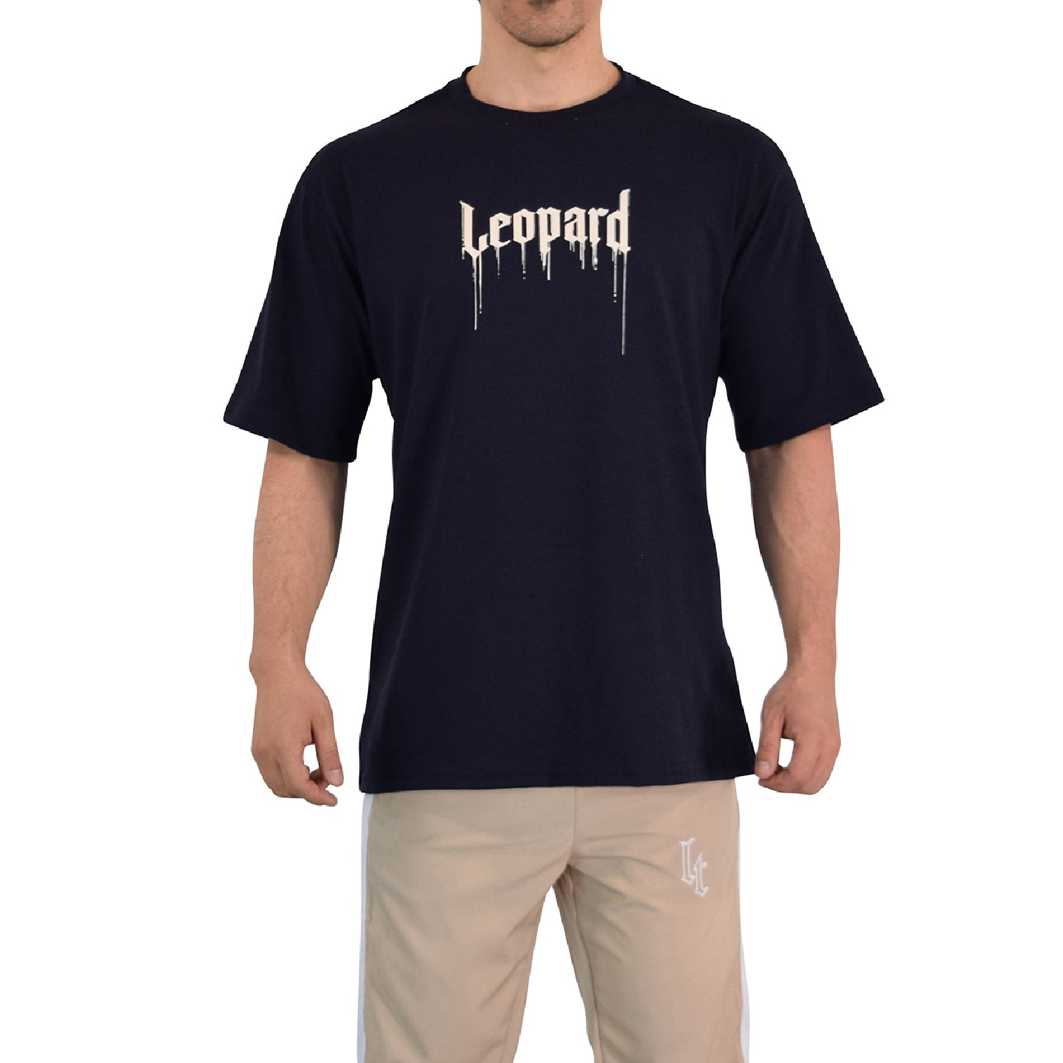 Playera Oversized War Dog Navy