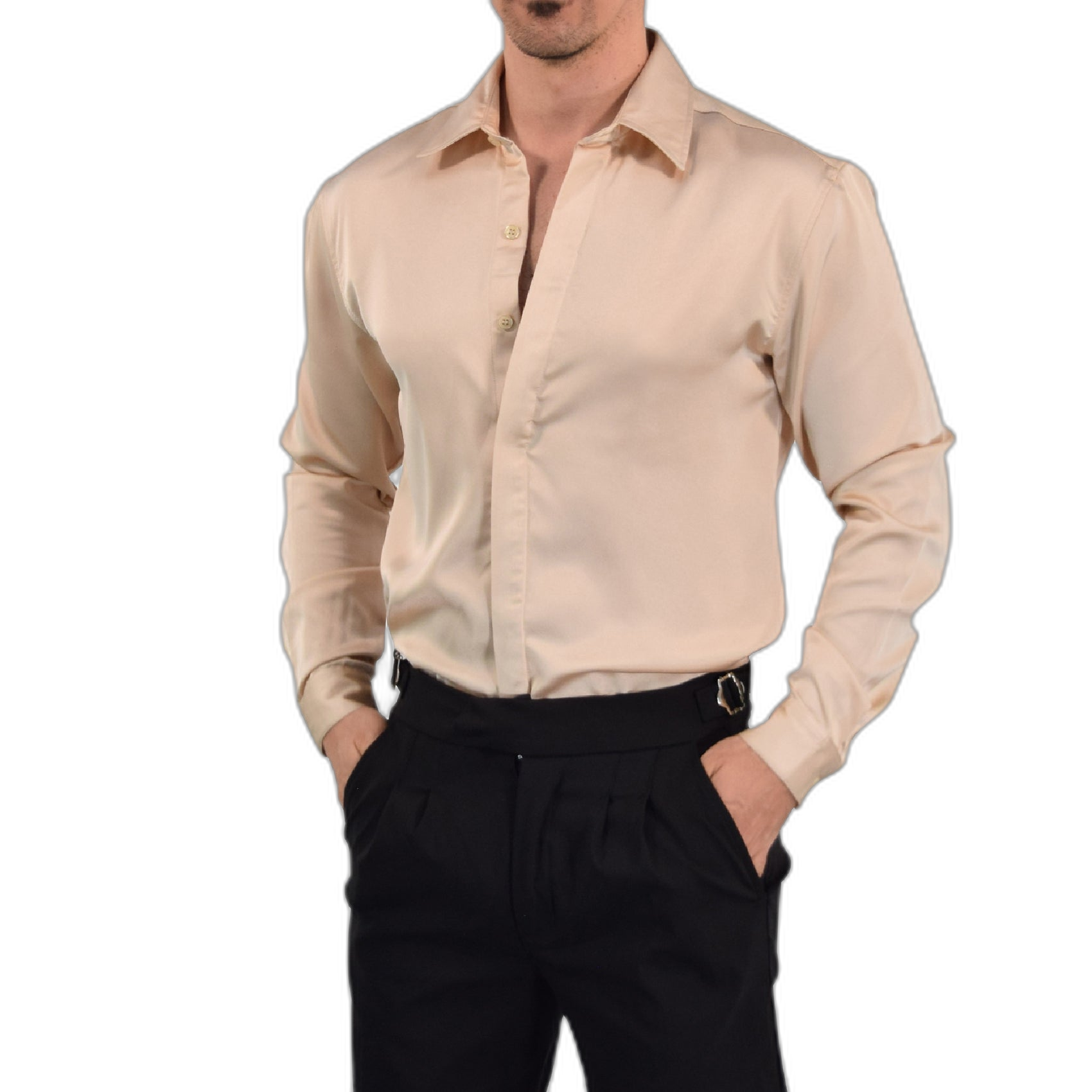 Camisa Vegas Sateen Sand
