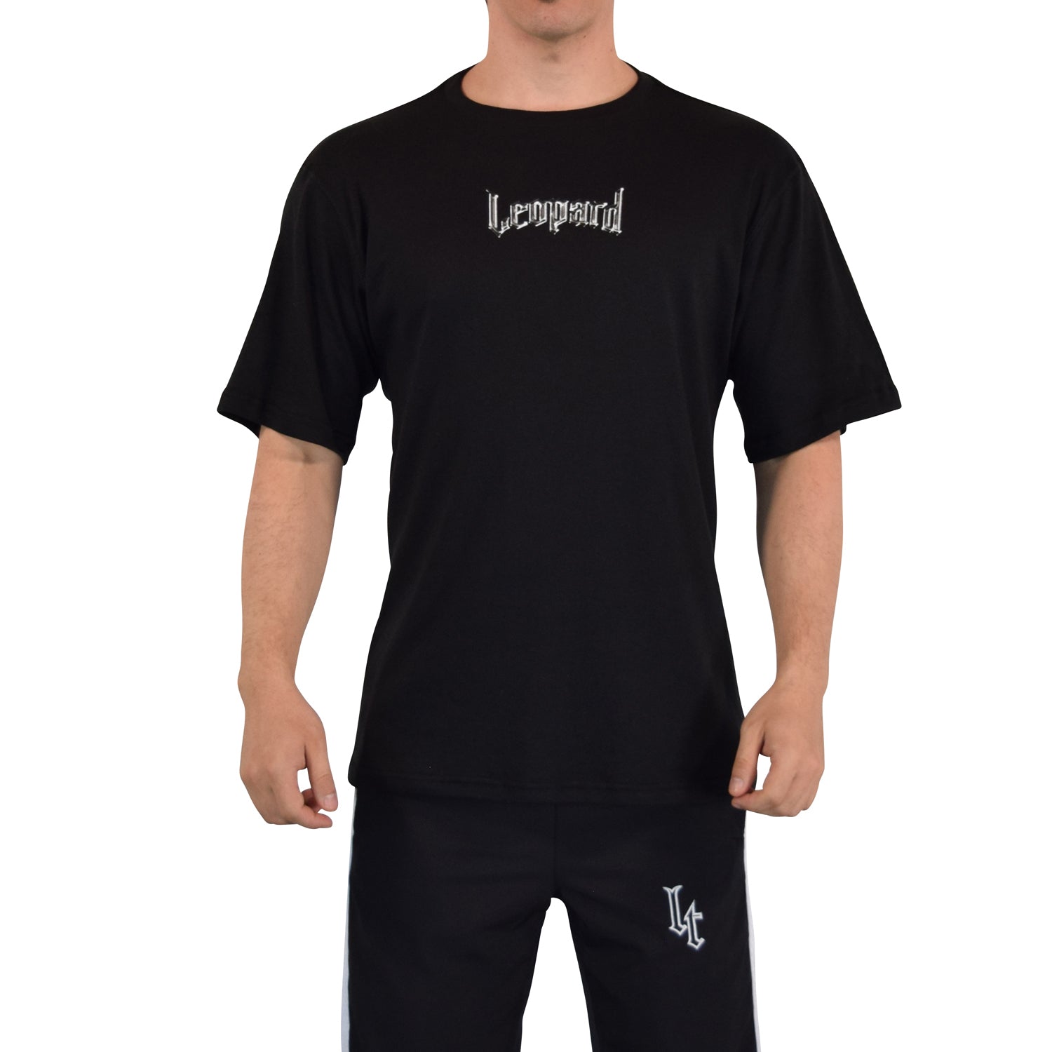 Playera Oversized Metal Logo Black
