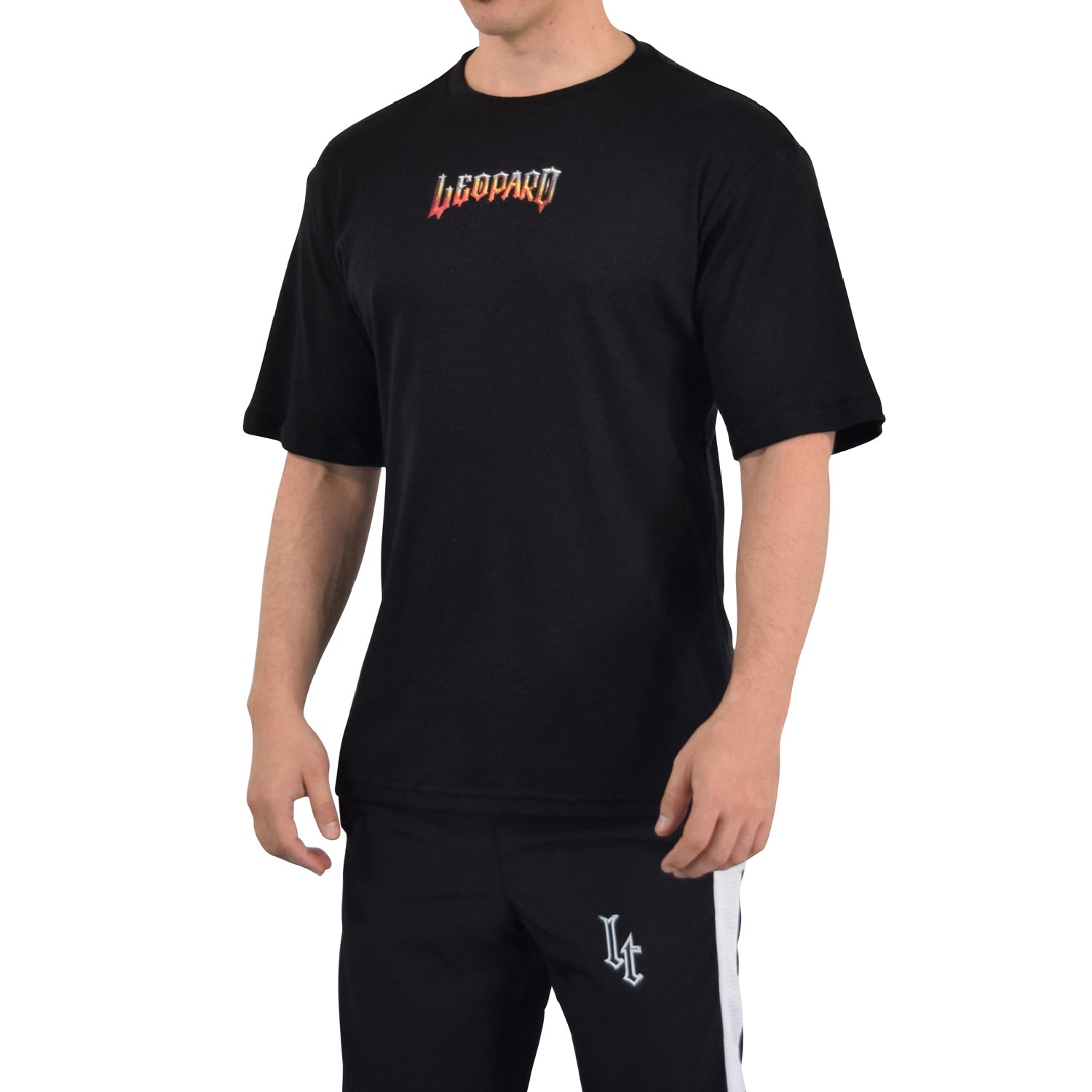 Playera Oversized Doom Metal Logo Black