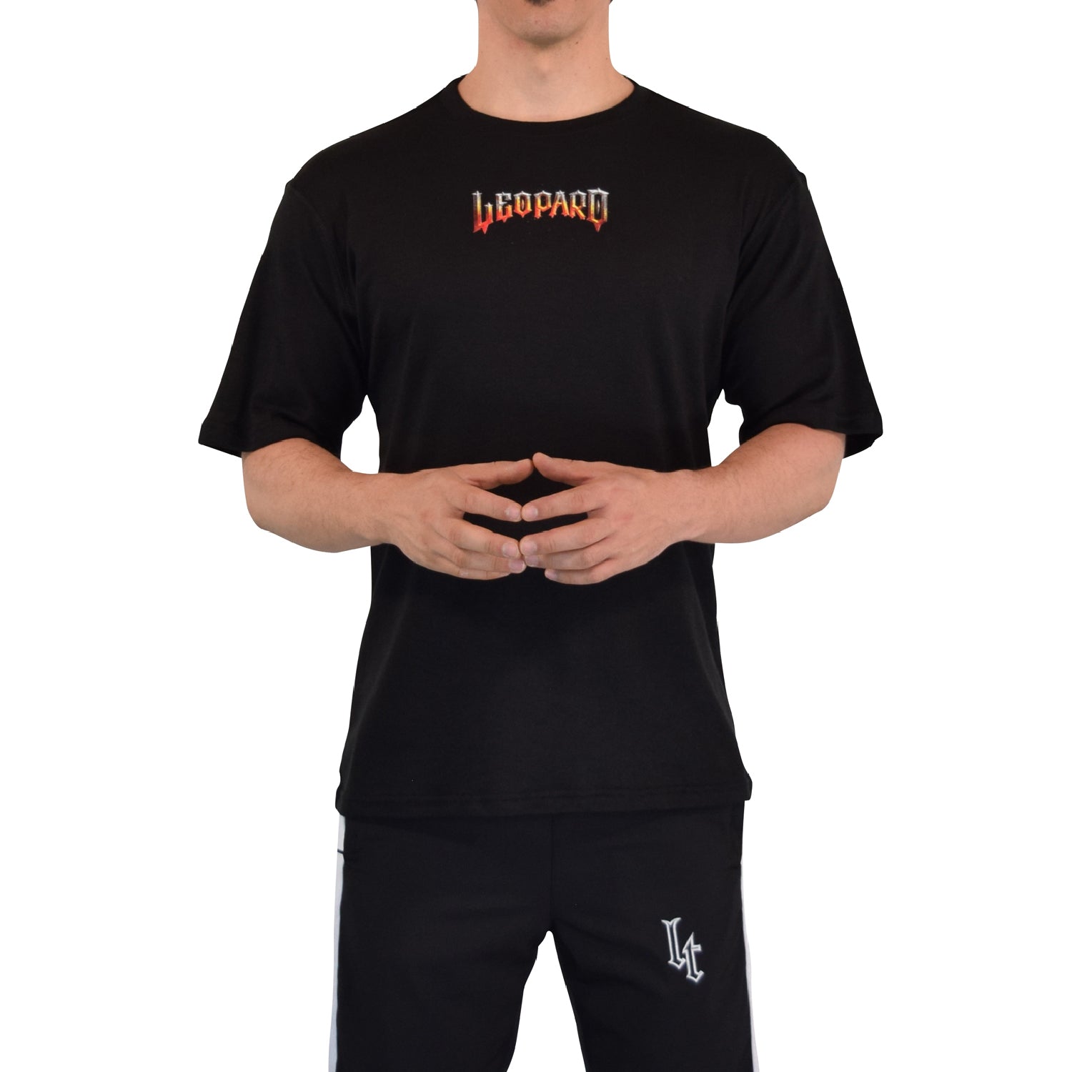 Playera Oversized Doom Metal Logo Black