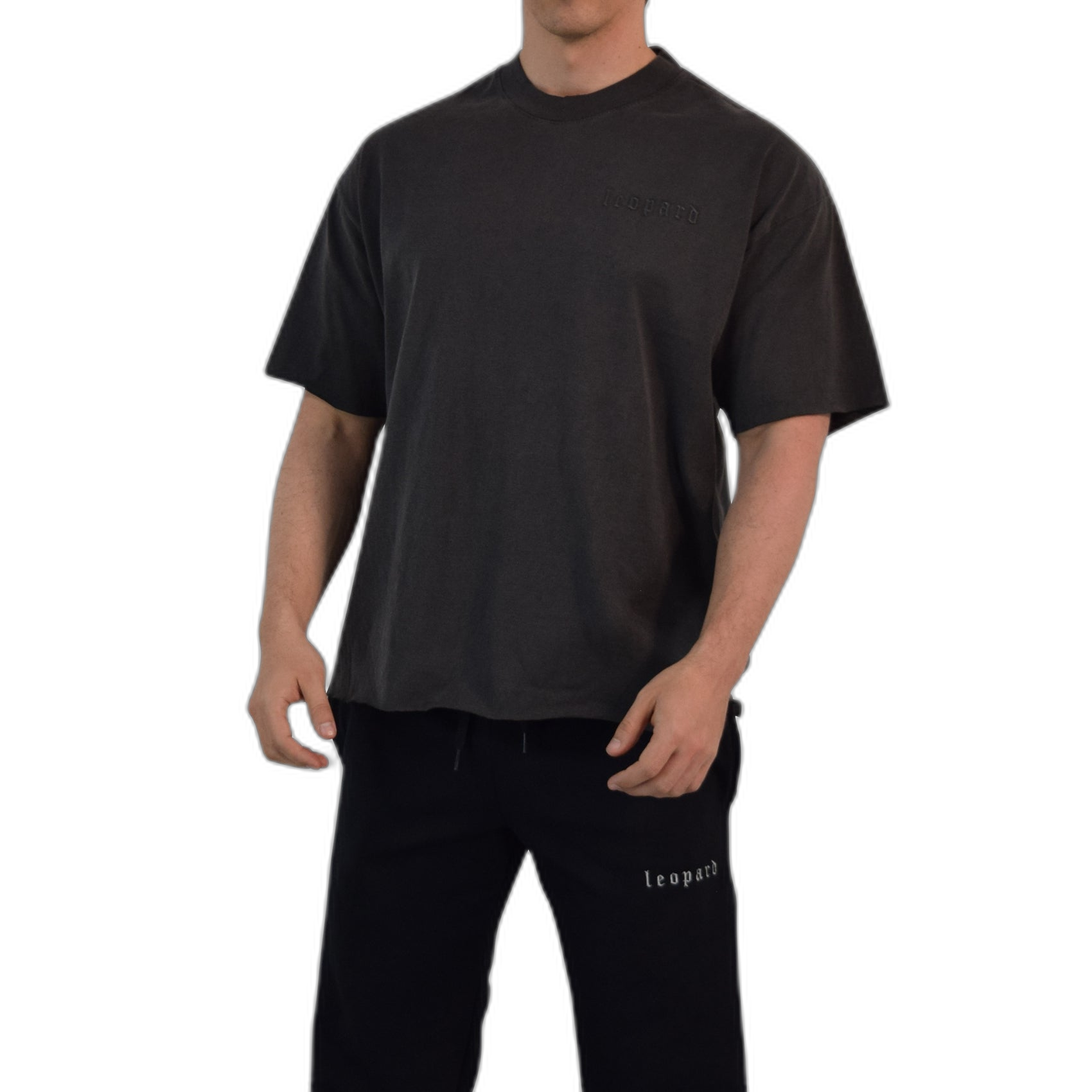 Heavy Cropped Tee Pigment Gray