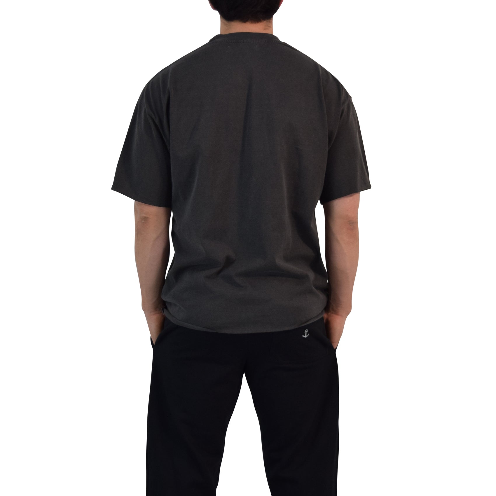 Heavy Cropped Tee Pigment Gray