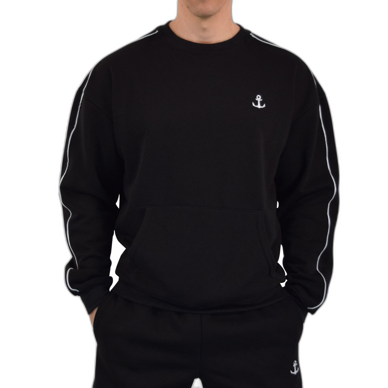 Hoodie Crewneck Heavyweight Champ Black