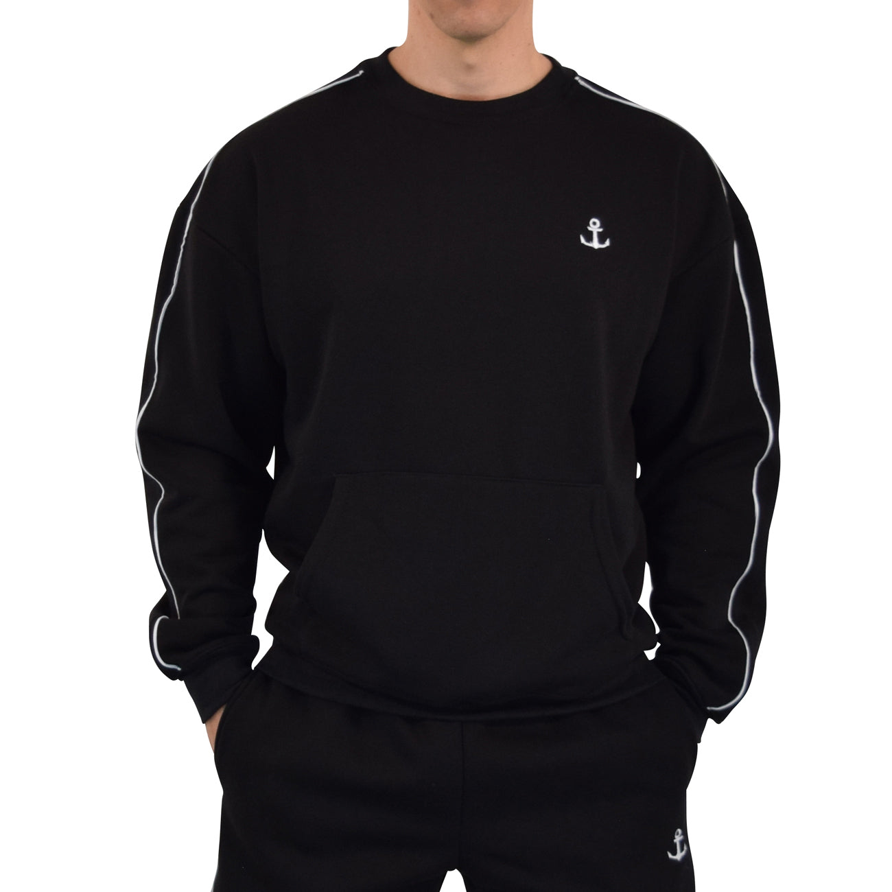 Hoodie Crewneck Heavyweight Champ Black