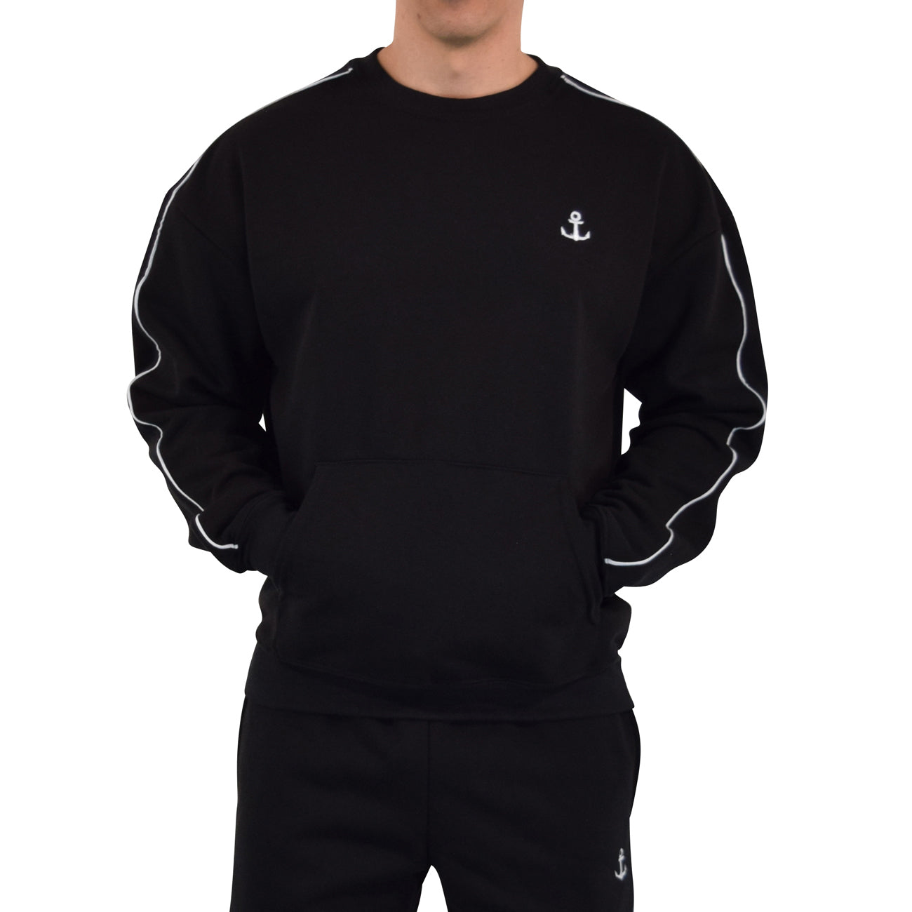 Hoodie Crewneck Heavyweight Champ Black