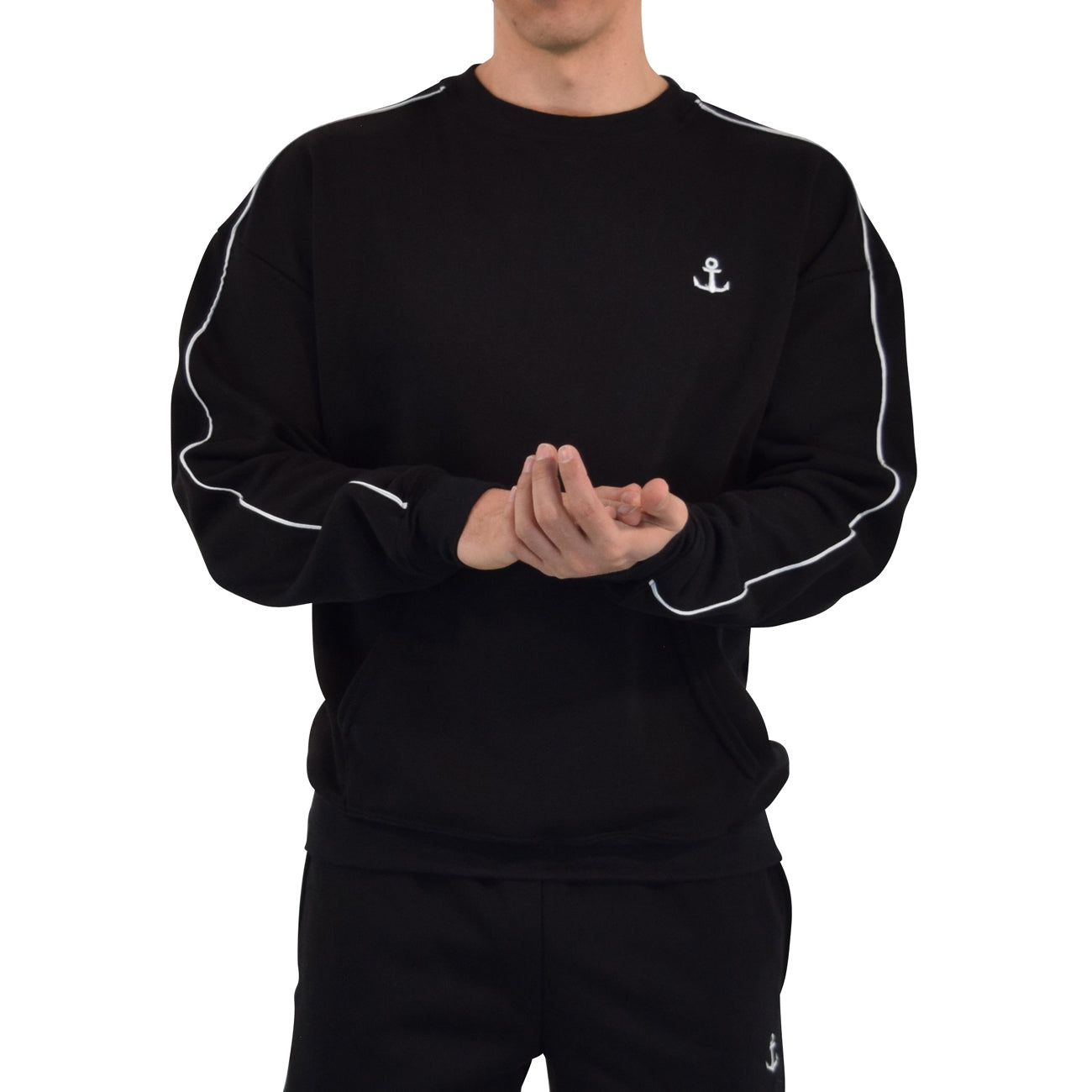 Hoodie Crewneck Heavyweight Champ Black