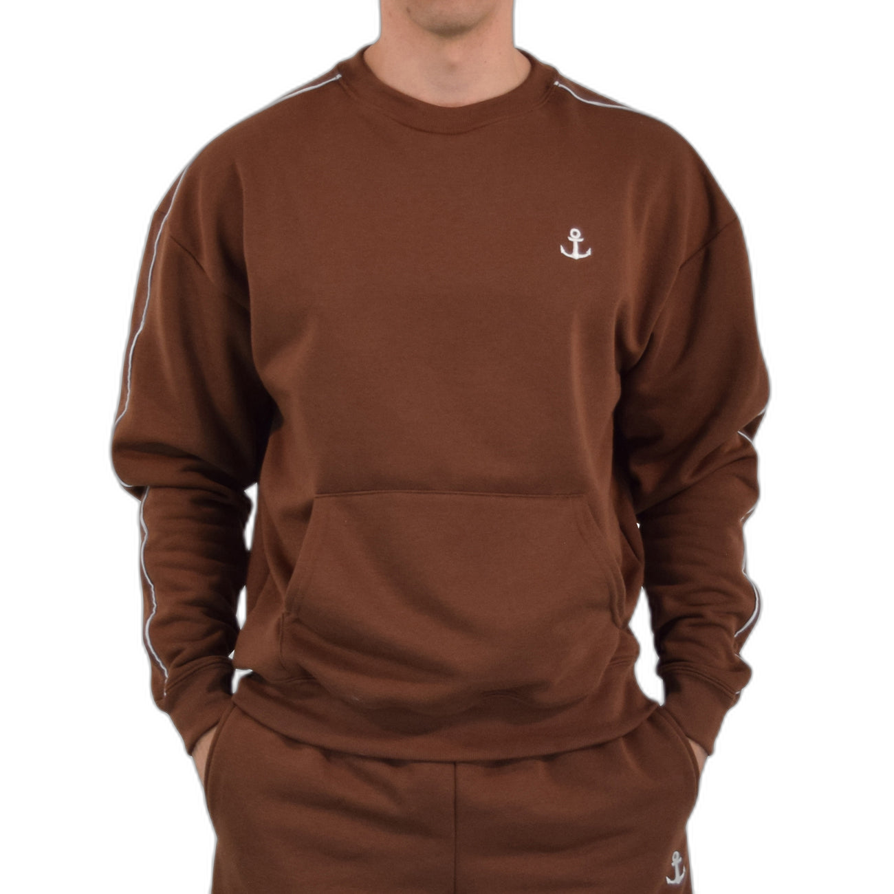 Hoodie Crewneck Heavyweight Champ Brown