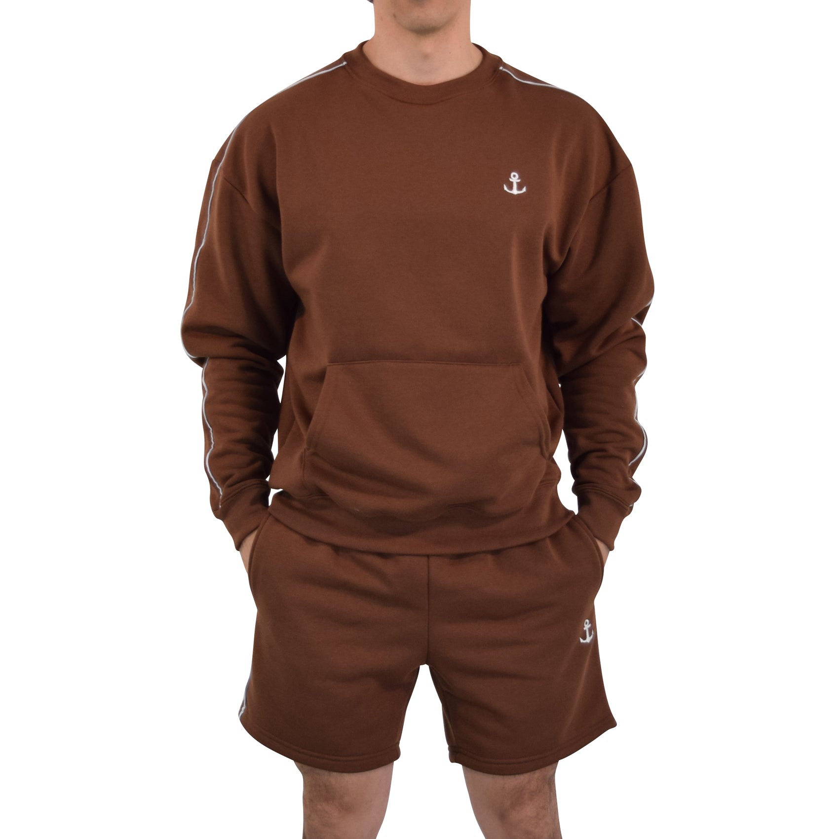 Hoodie Crewneck Heavyweight Champ Brown