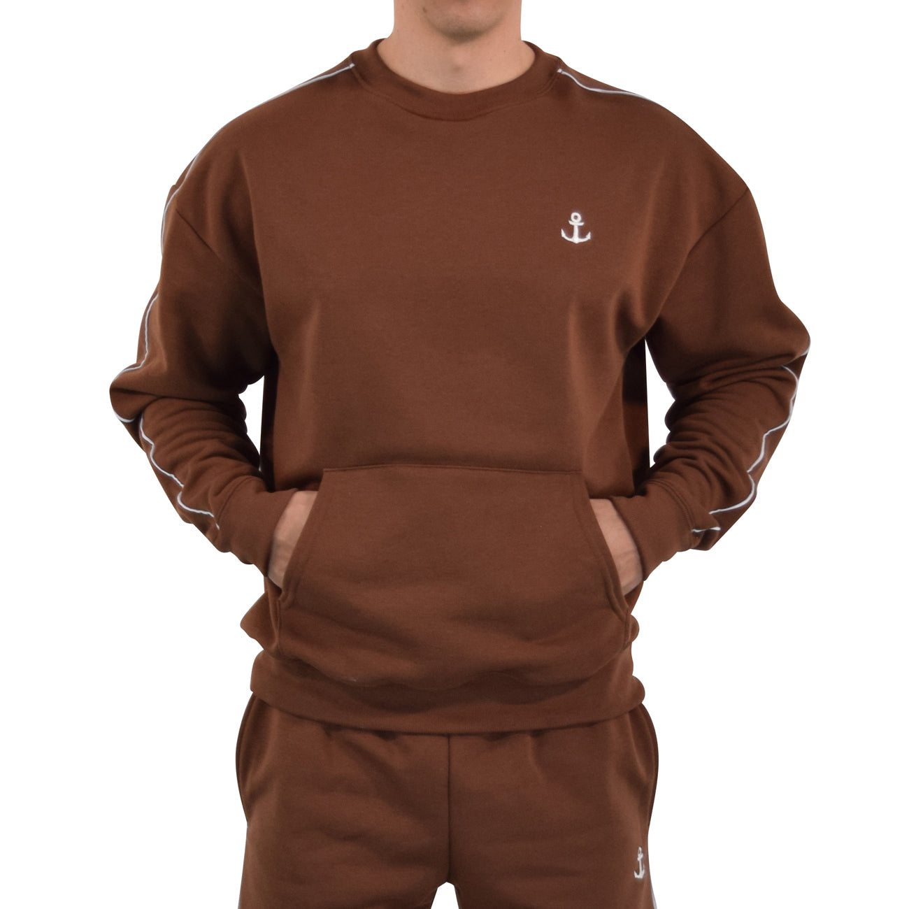 Hoodie Crewneck Heavyweight Champ Brown