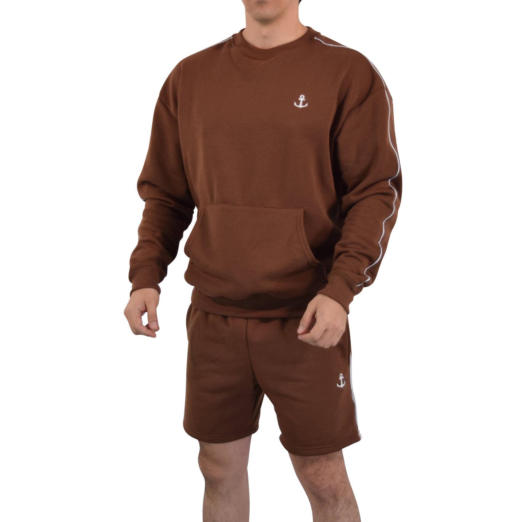 Hoodie Crewneck Heavyweight Champ Brown