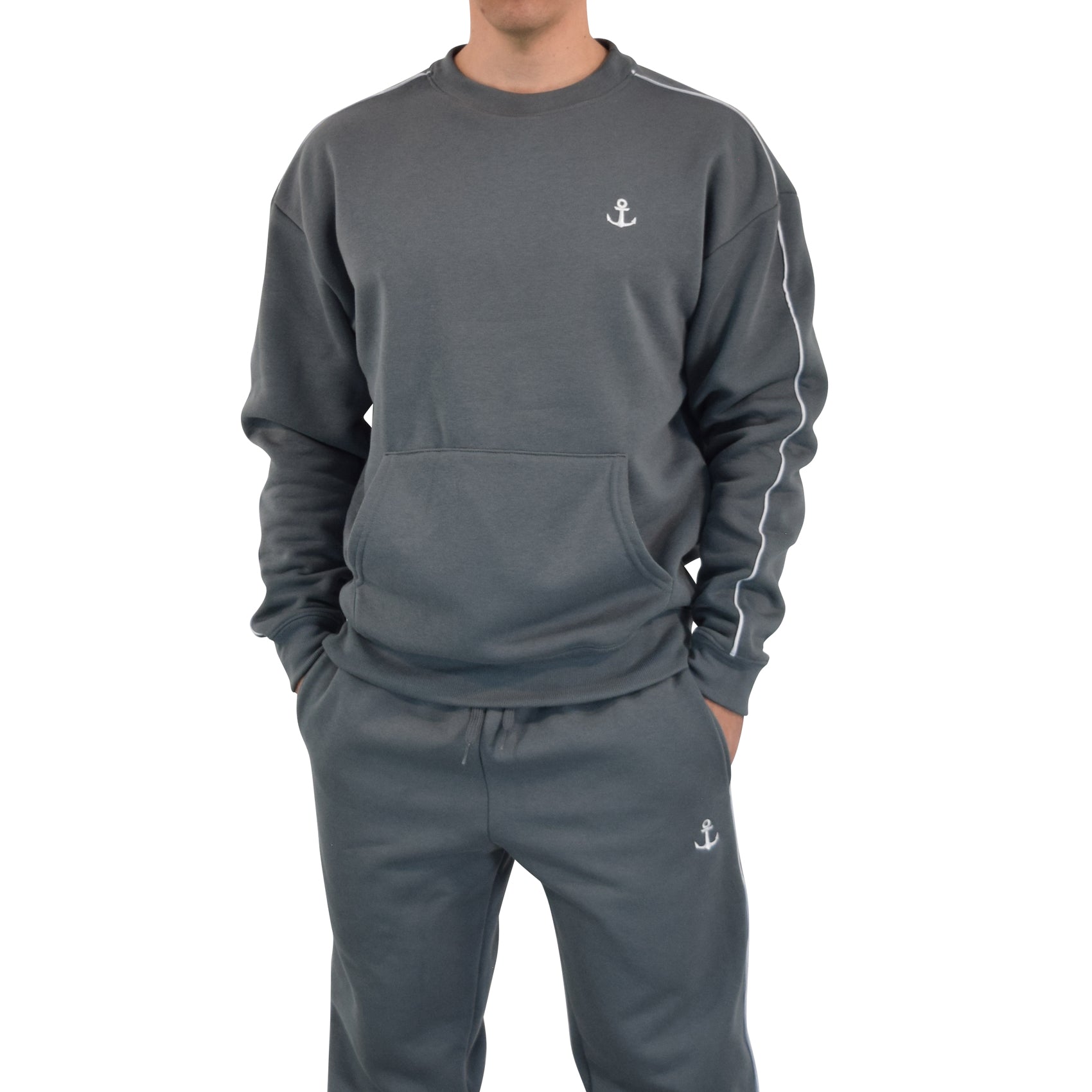 Hoodie Crewneck Heavyweight Champ Clear Gray