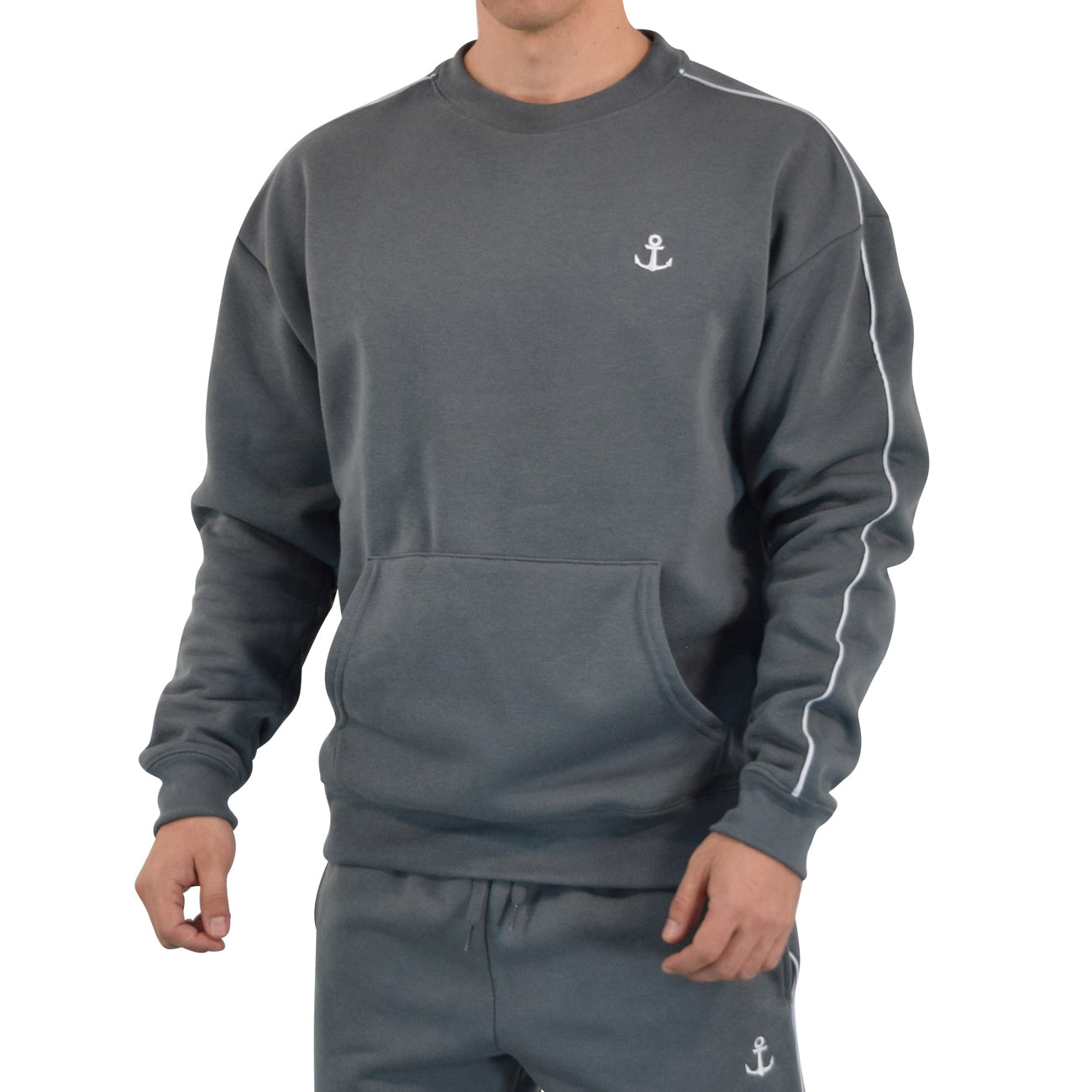 Hoodie Crewneck Heavyweight Champ Clear Gray