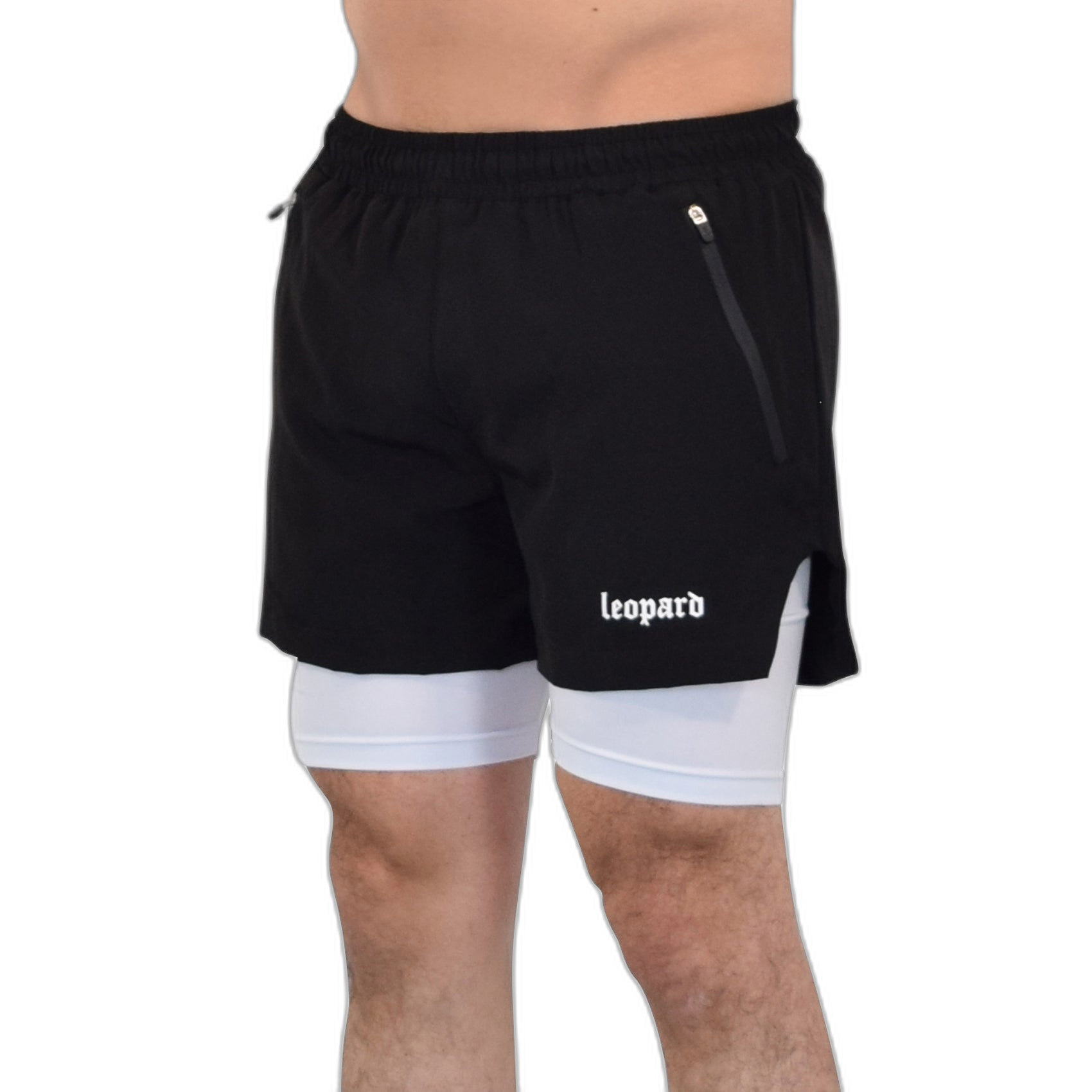 Speed Compression Short Night Black Logo White